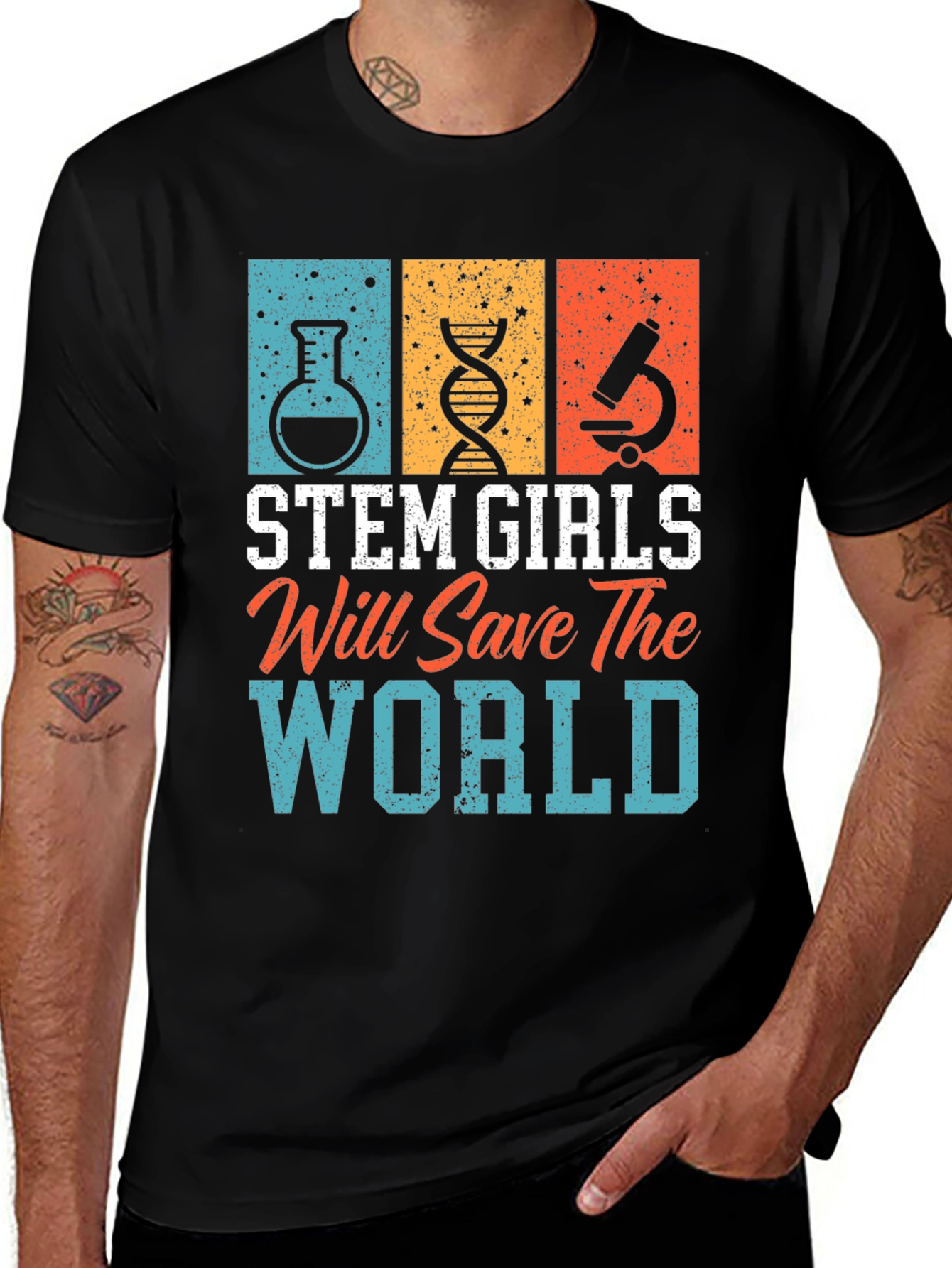 STEM Girls Will Save the World T-Shirt