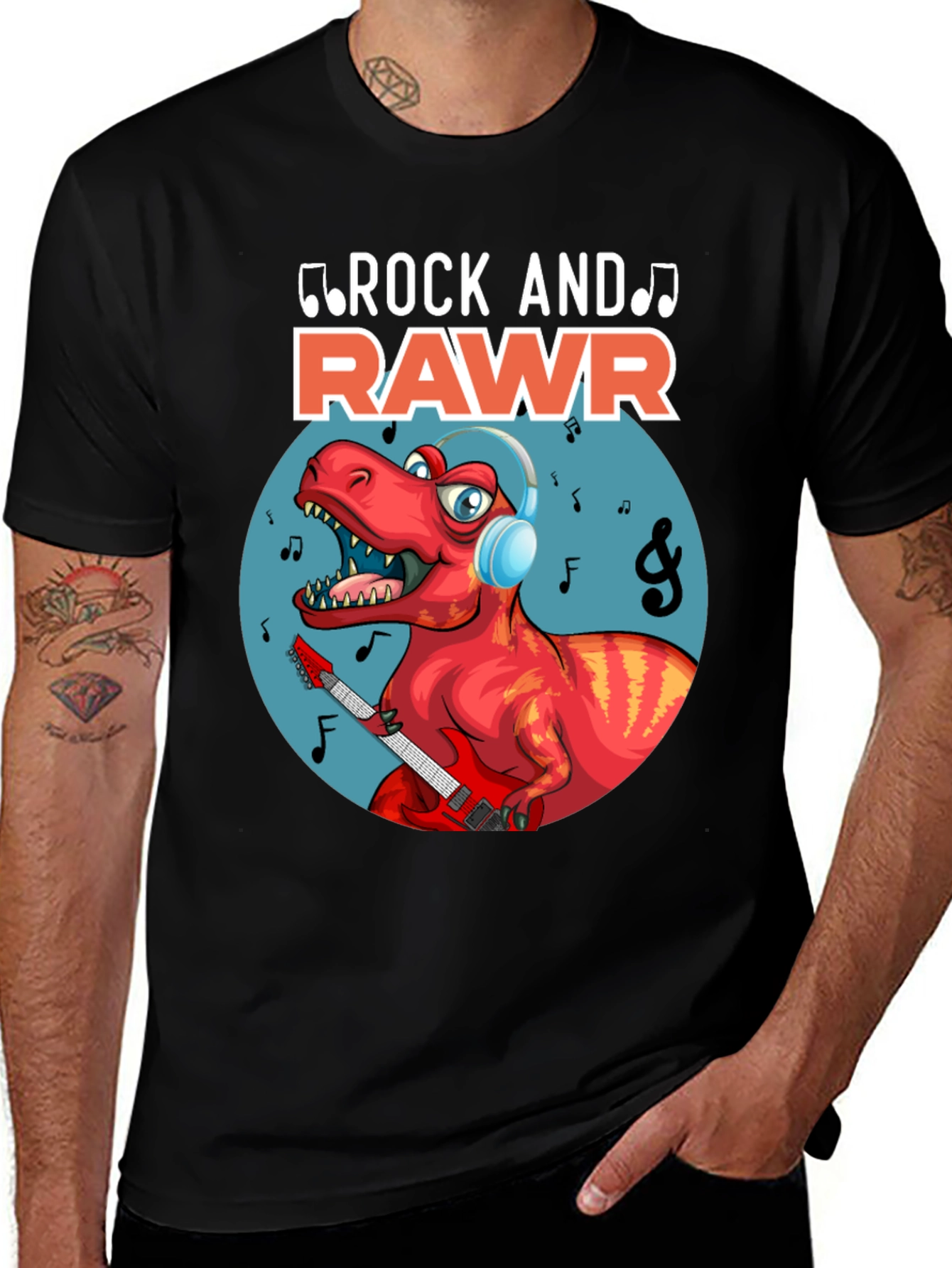 Variant 28 of Rock and Rawr Dinosaur Graphic Tee