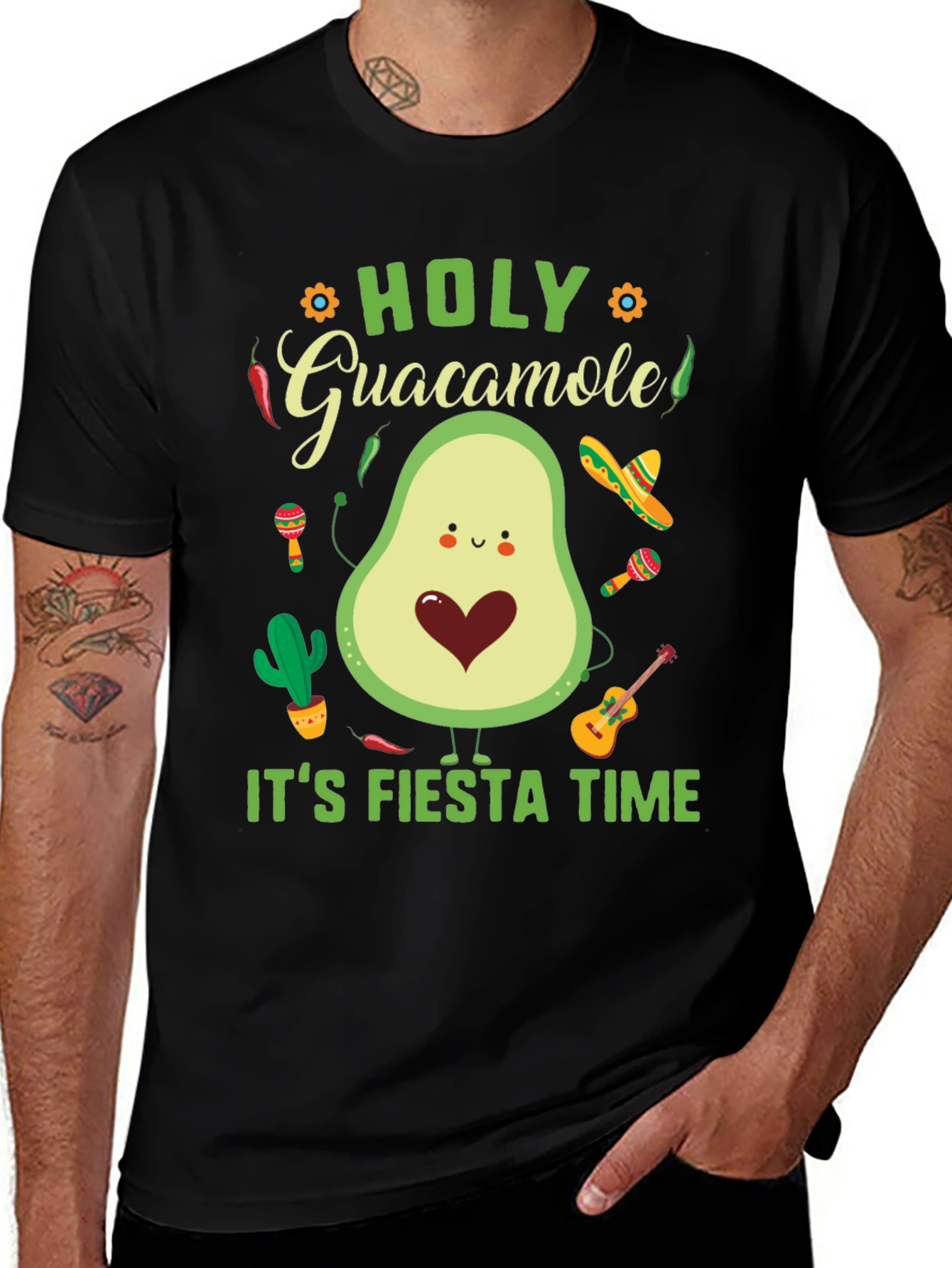Variant 29 of Fiesta Time Avocado Graphic Tee