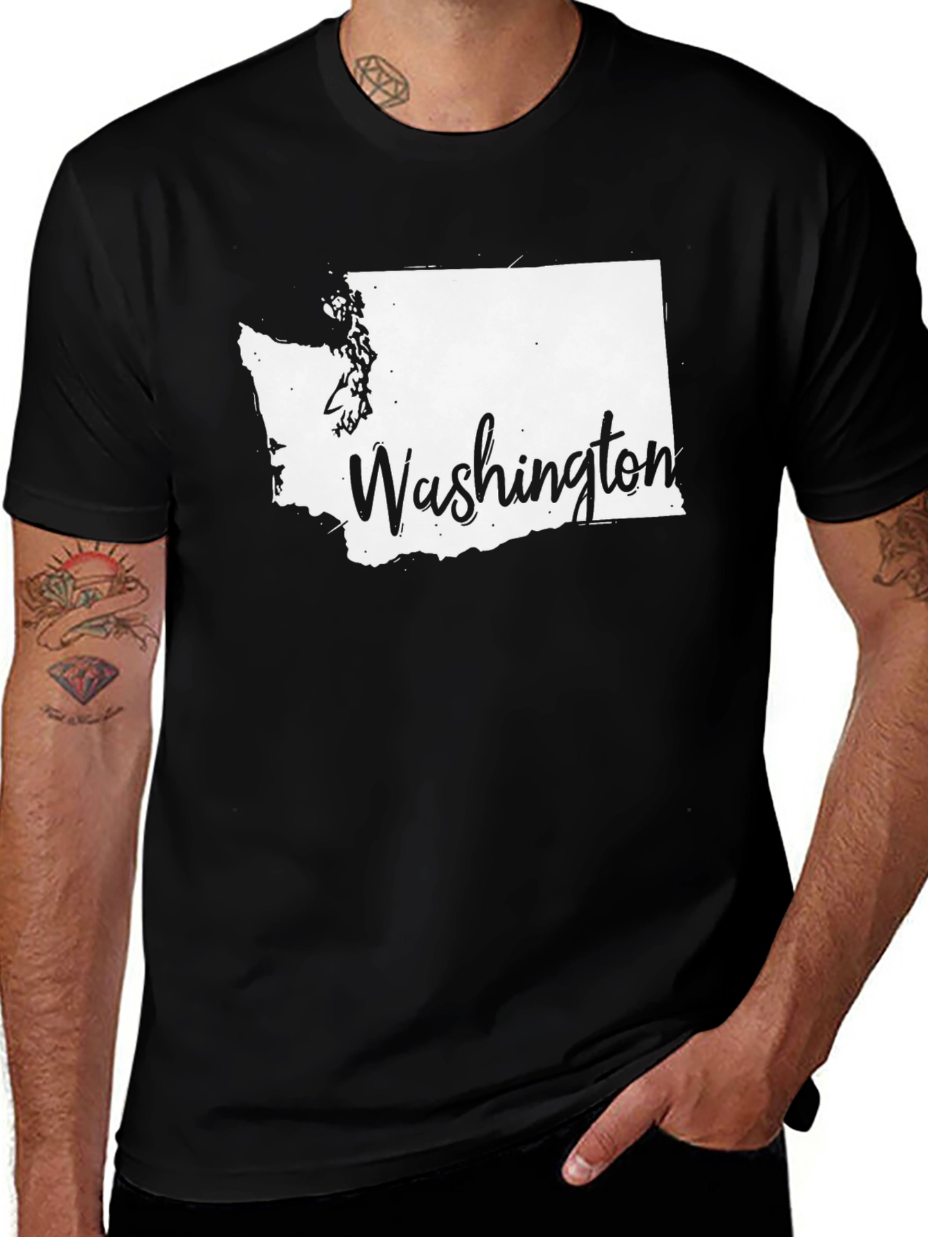 Washington State T-Shirt | Black State Pride Tee