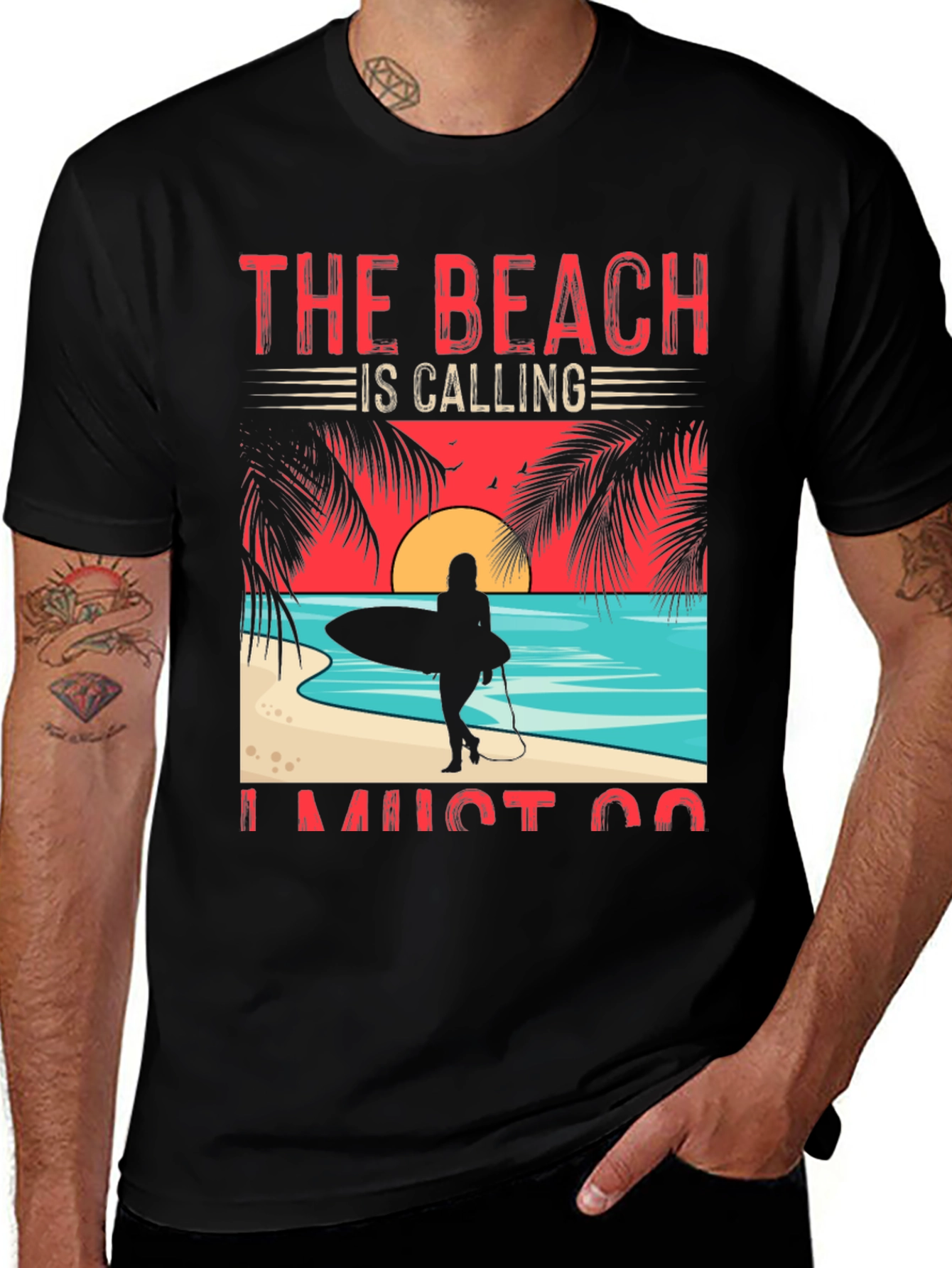 Variant 29 of The Beach Is Calling T-Shirt