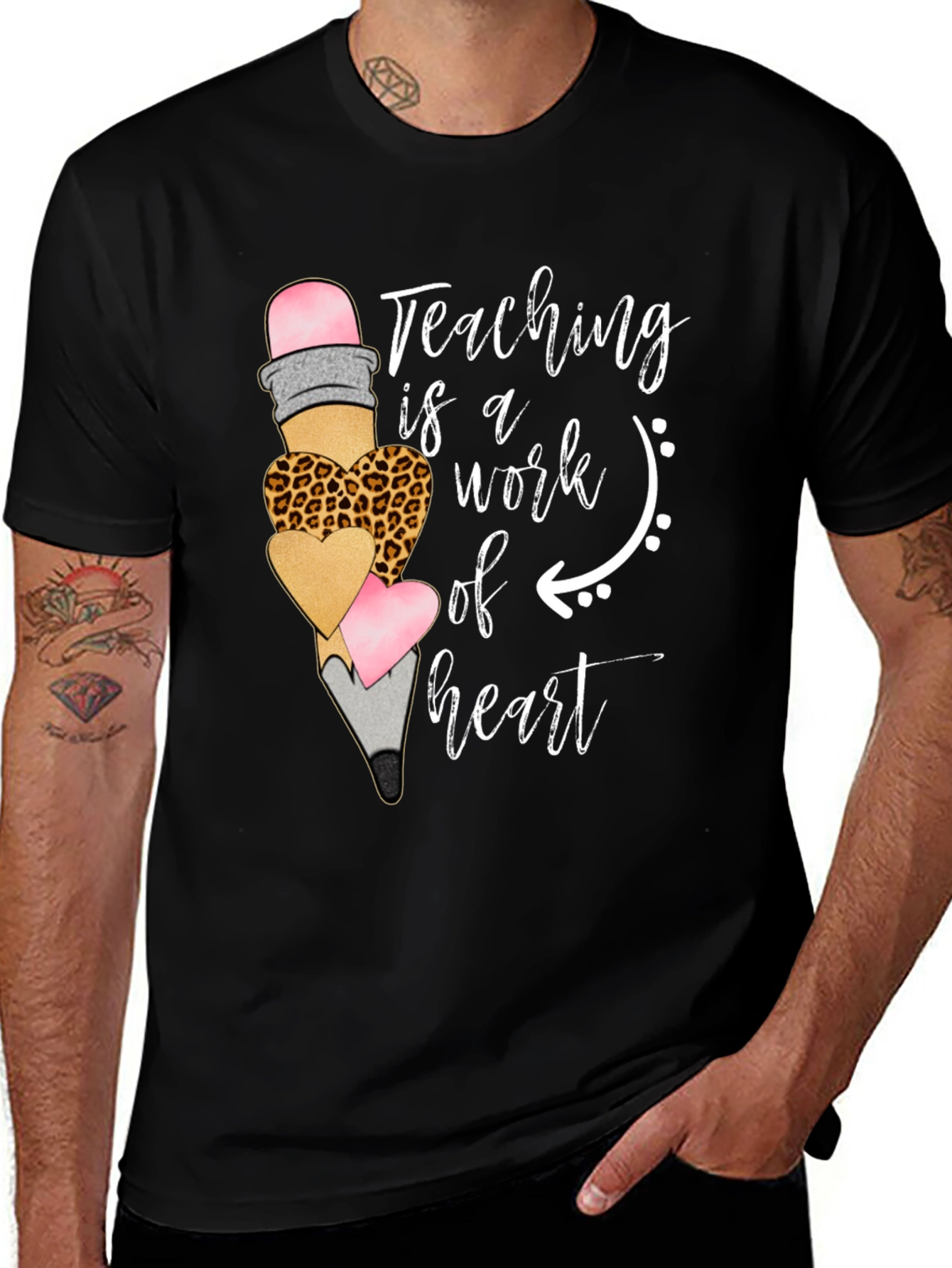 Variant 18 of Teaching is a Work of Heart T-Shirt