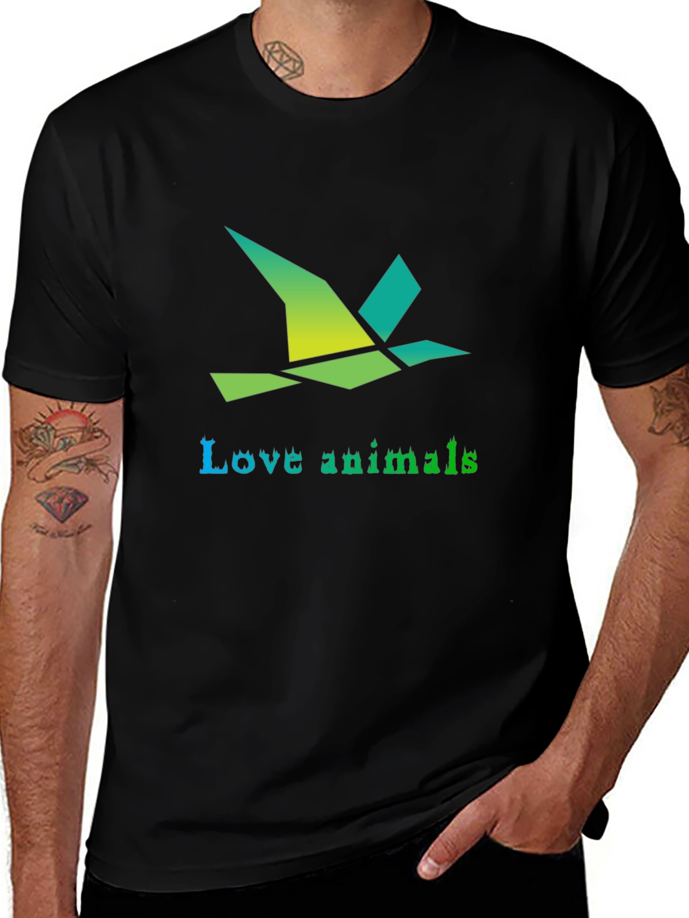 Variant 25 of Love Animals Graphic T-Shirt