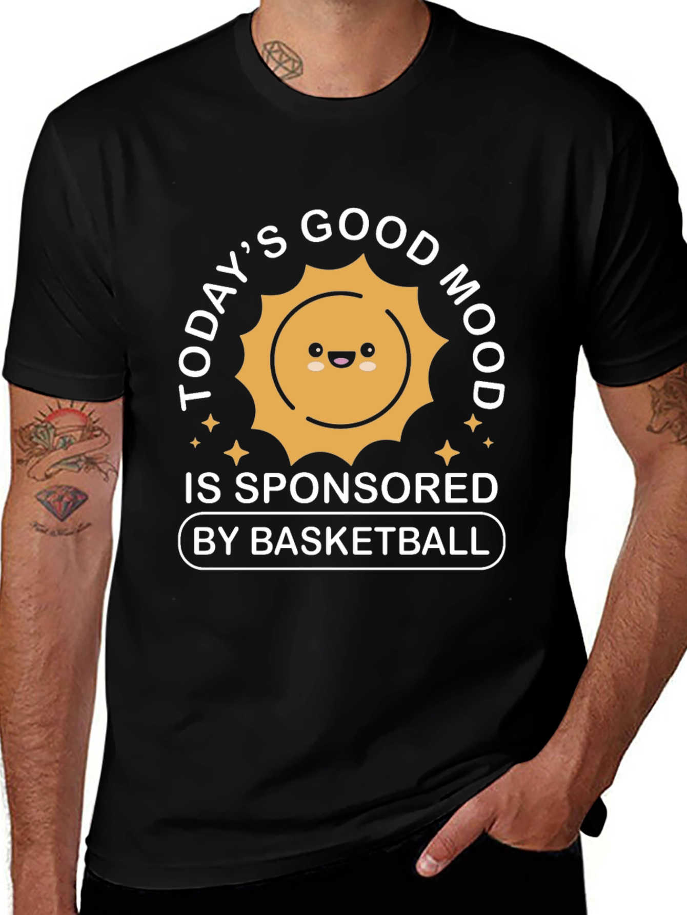 Variant 23 of Good Mood Basketball T-Shirt