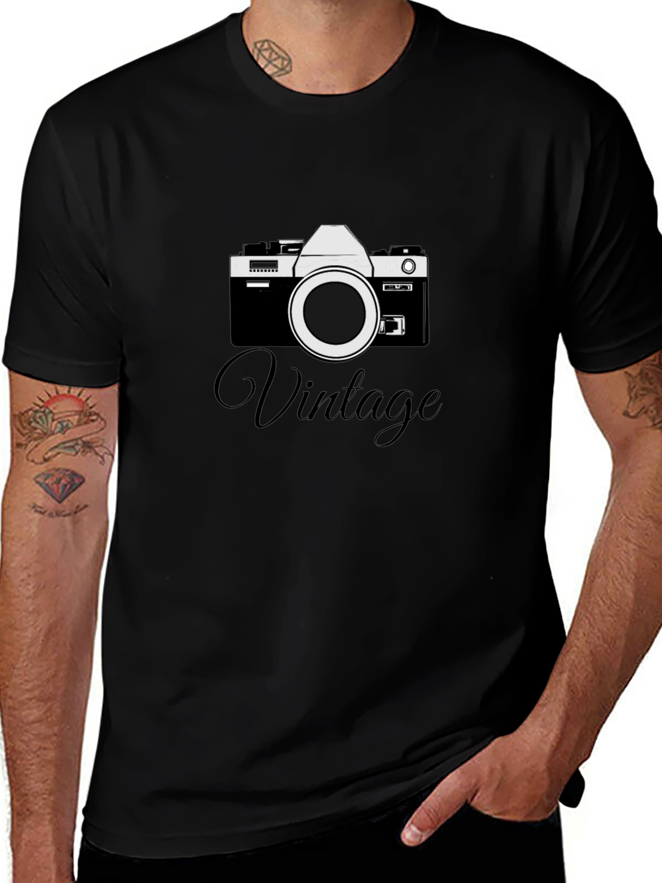 Variant 24 of Vintage Camera Graphic T-Shirt