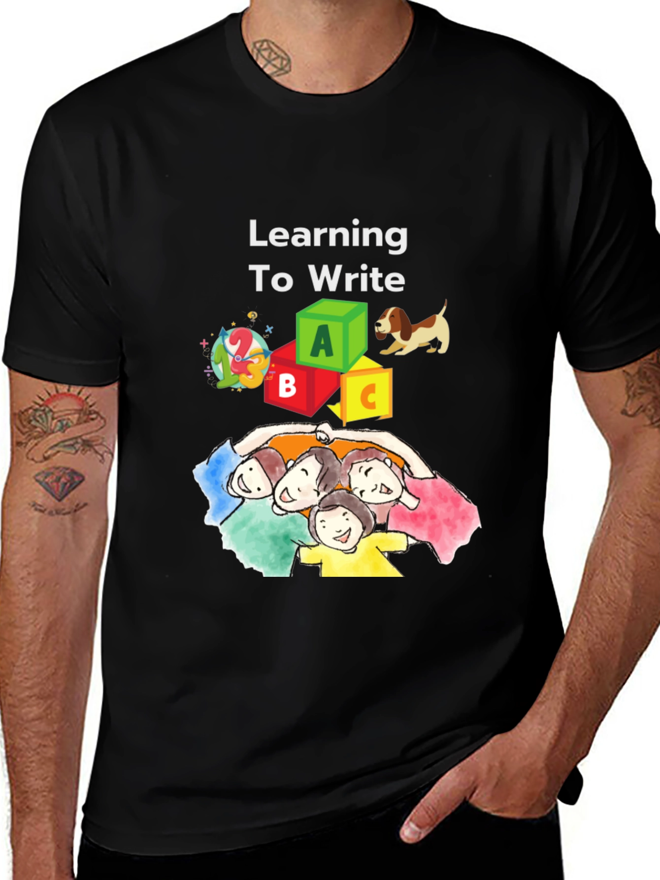 Learning To Write Kids T-Shirt