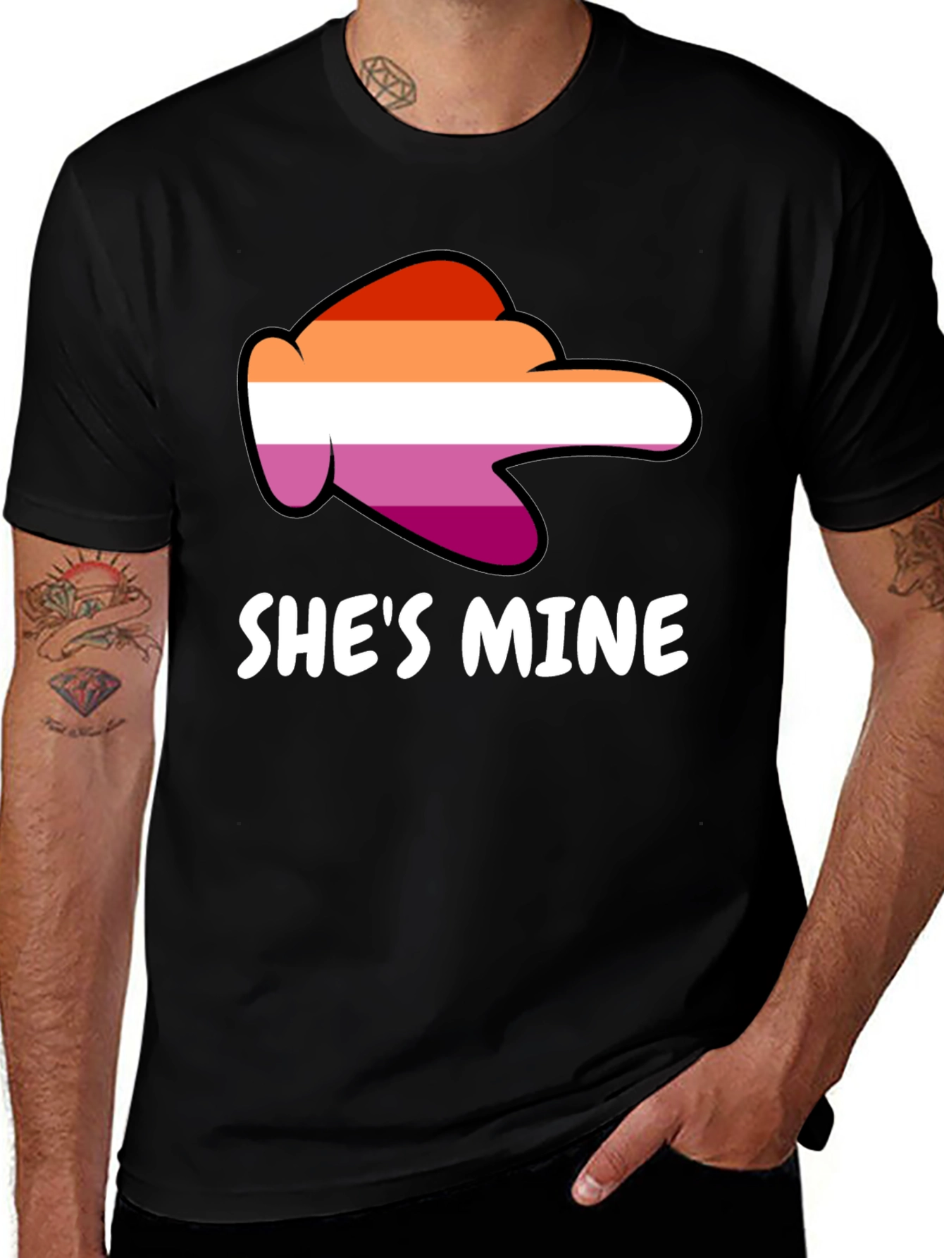 She's Mine Lesbian Pride T-Shirt