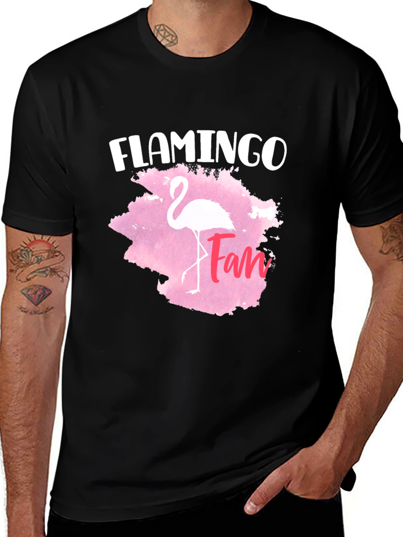 Variant 16 of Flamingo Fan Graphic T-Shirt