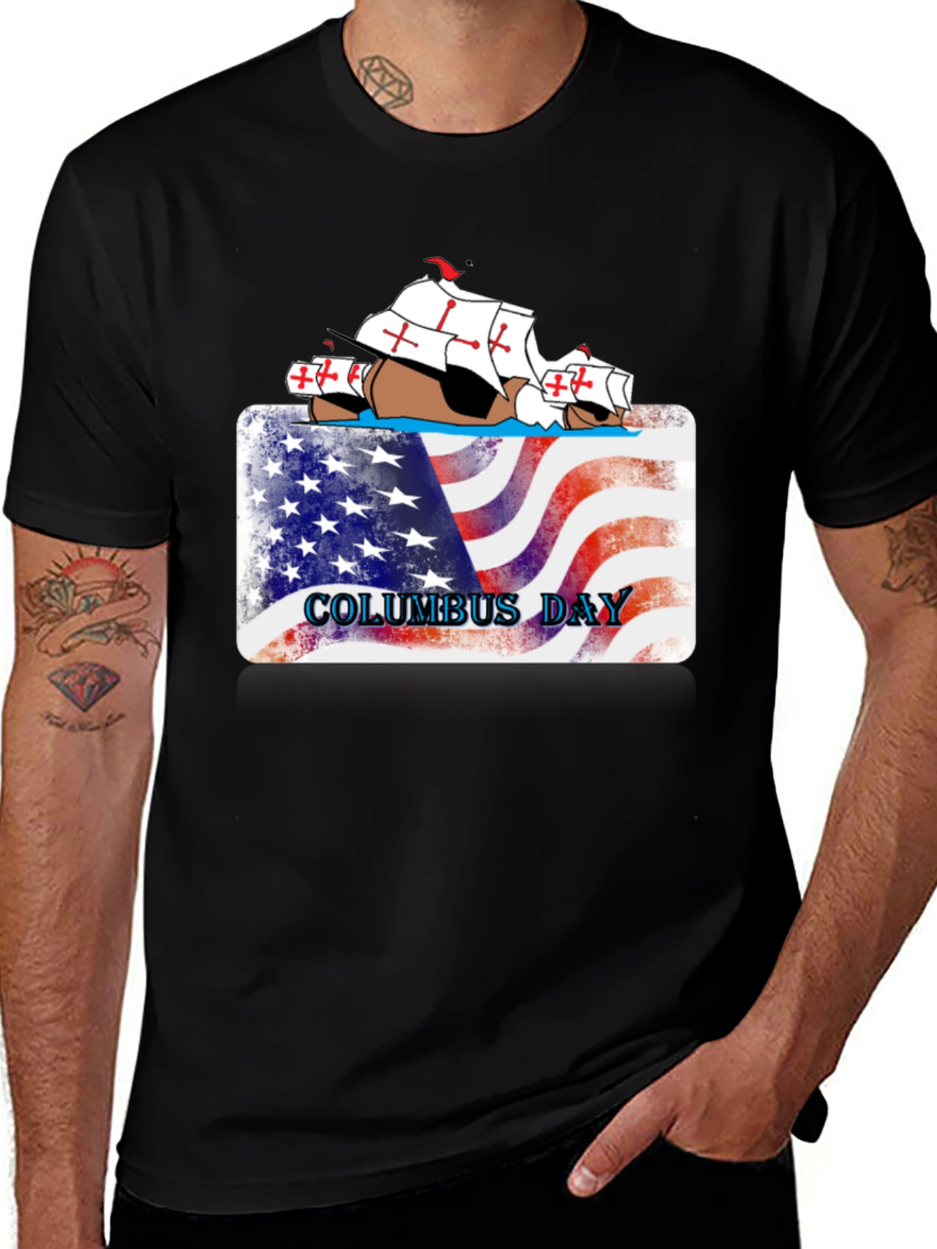 Columbus Day Graphic Tee