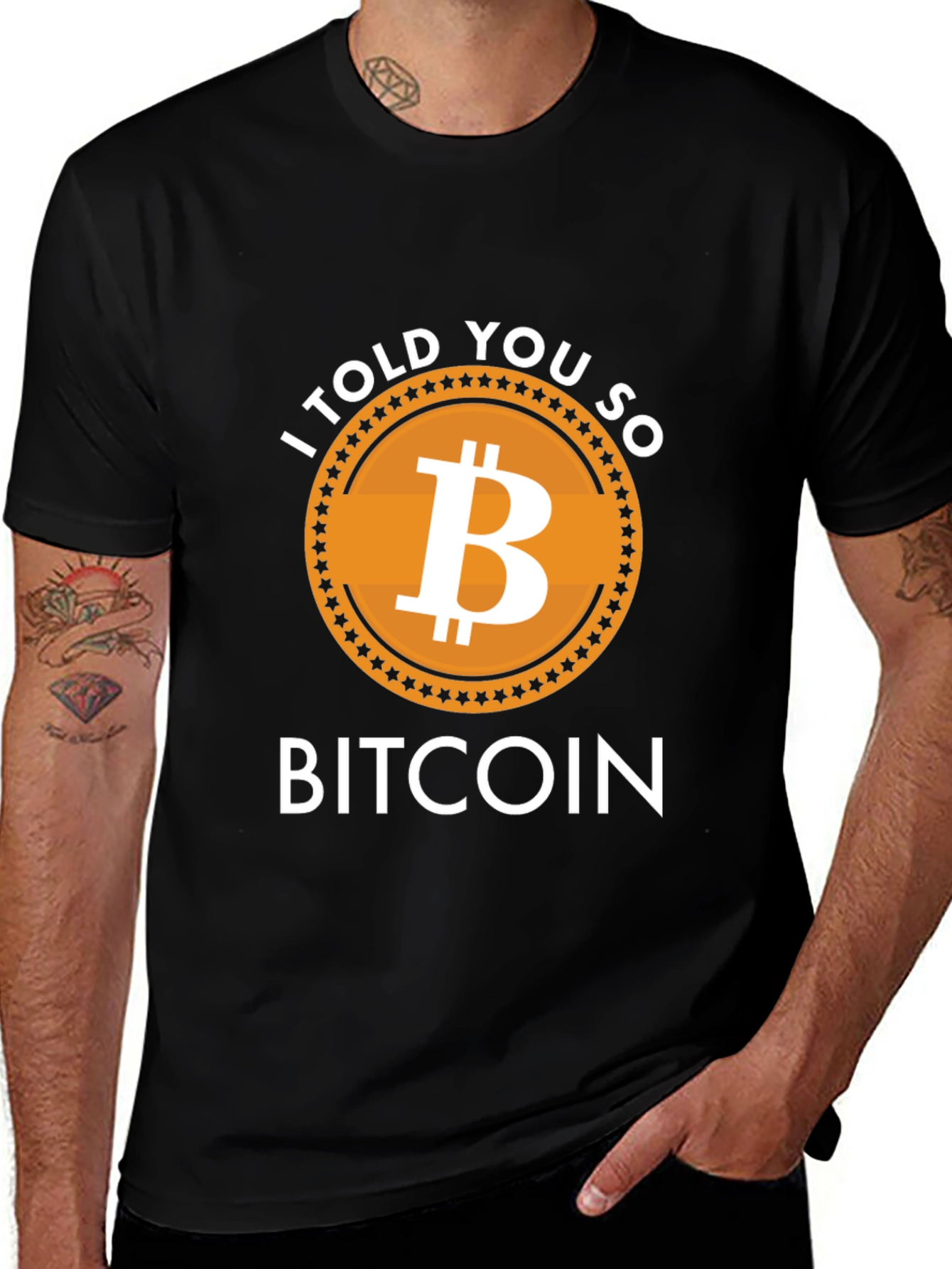 Bitcoin T-Shirt - I Told You So - Crypto Fan Tee