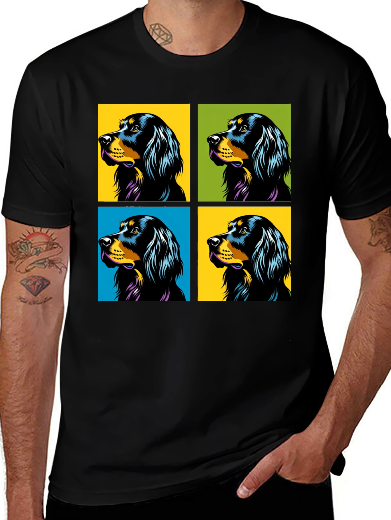 Variant 9 of Pop Art Dog Breed Graphic Tee