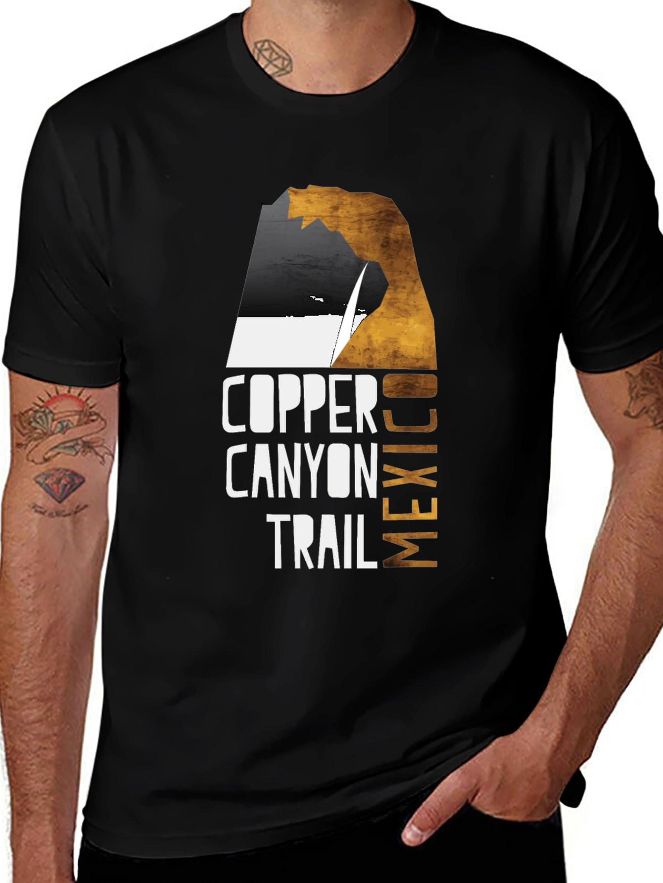 Variant 24 of Copper Canyon Trail Graphic Tee - Black T-Shirt