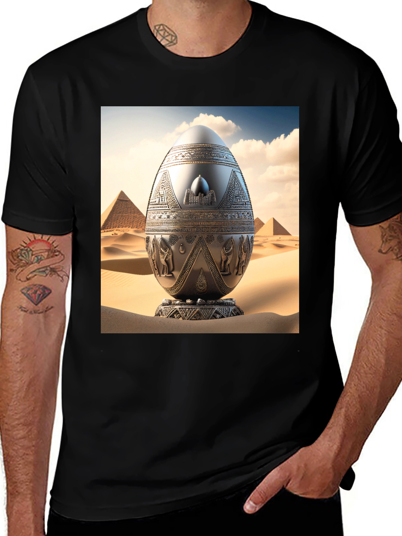 Variant 23 of Egyptian Egg T-Shirt - Unique Design