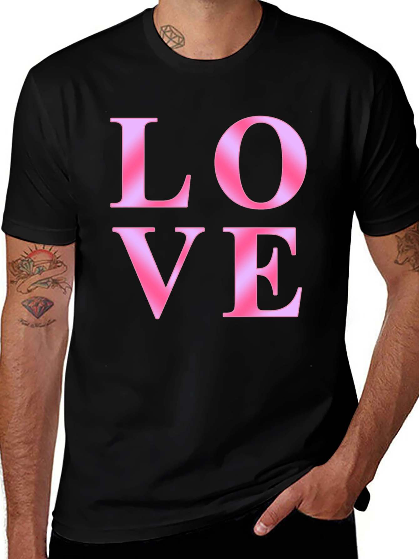 Variant 22 of Love Gradient Graphic T-Shirt