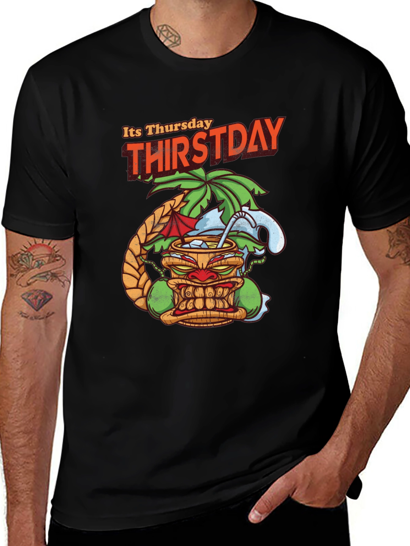 Variant 12 of Thursday Thirstday Tiki T-Shirt
