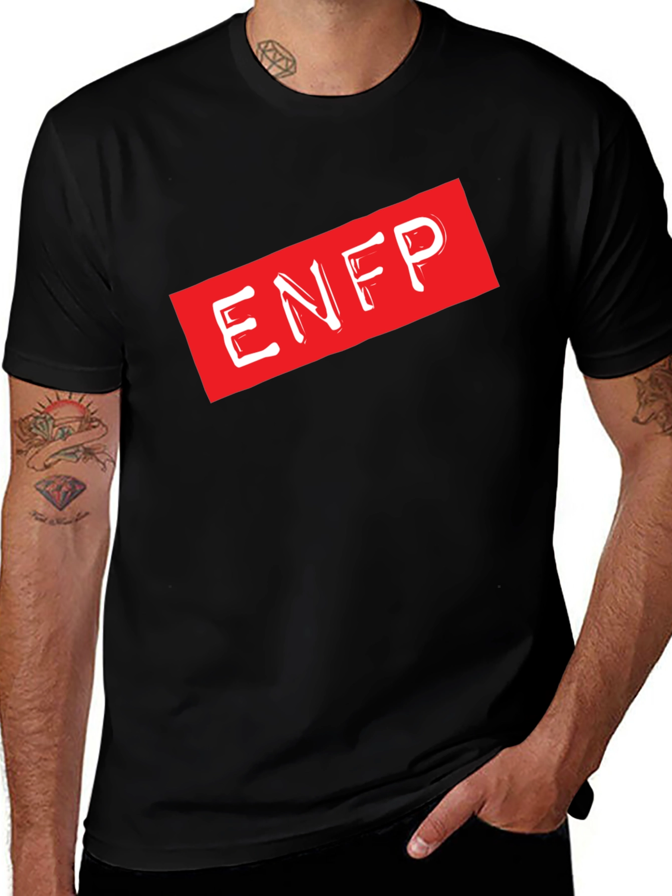 ENFP Personality T-Shirt - Bold Red Design