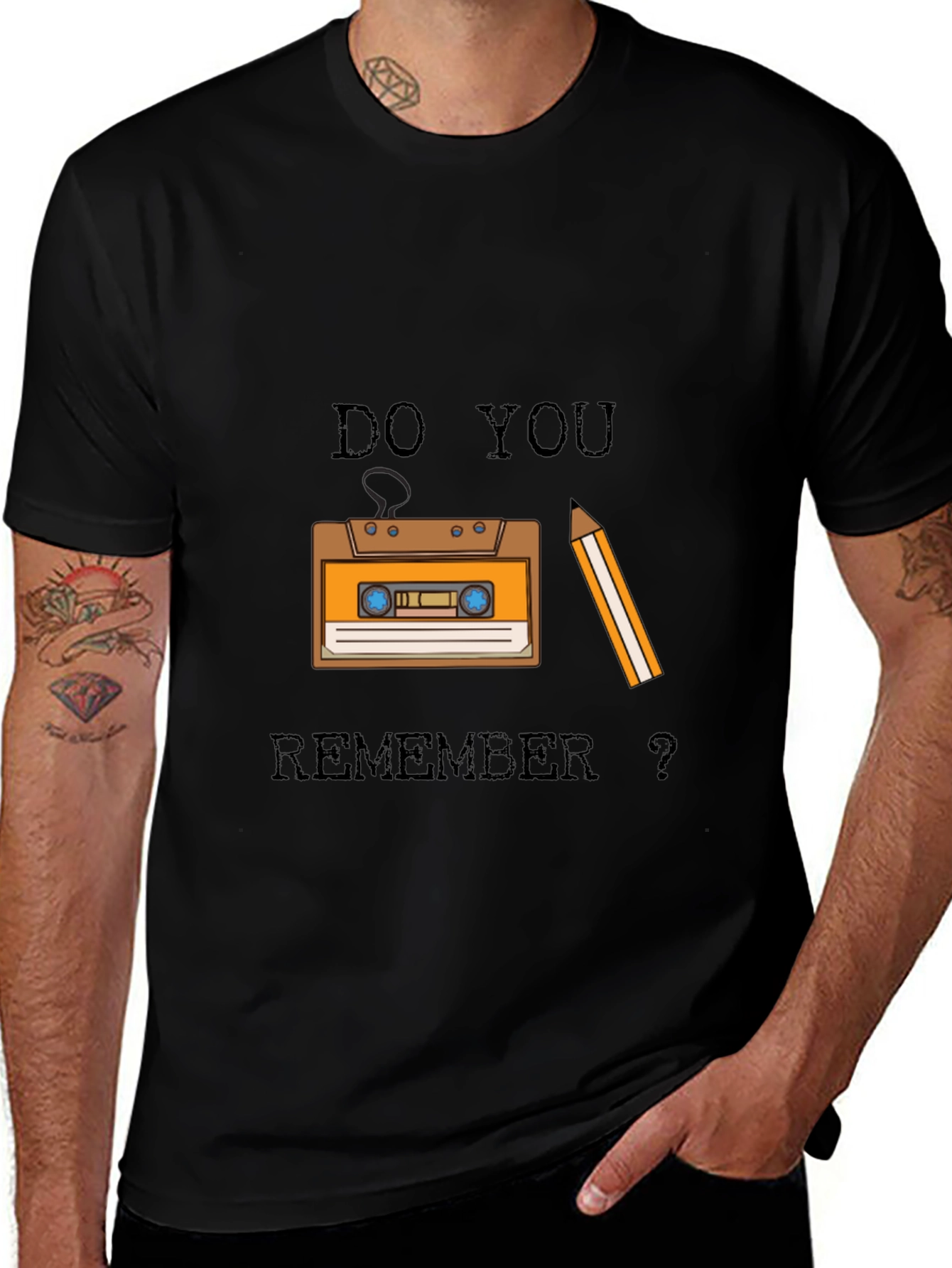 Variant 7 of Retro Cassette Tape T-Shirt - Do You Remember?