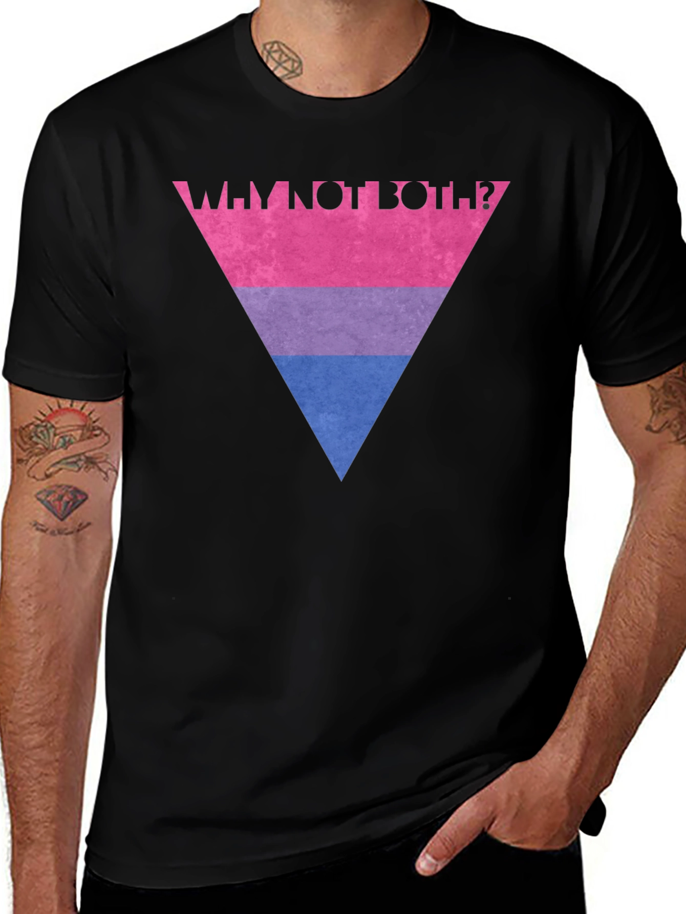 Variant 19 of Why Not Both? Bi Pride T-Shirt