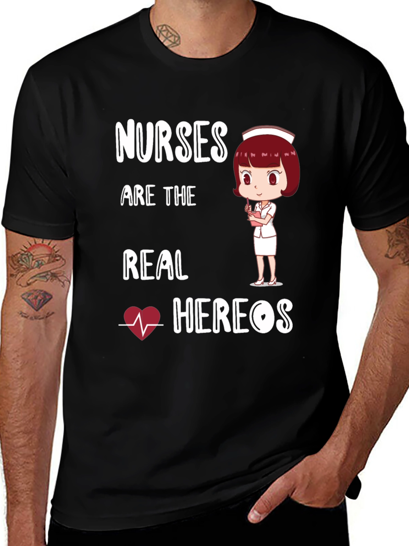 Variant 10 of Nurses are the Real Heroes T-Shirt