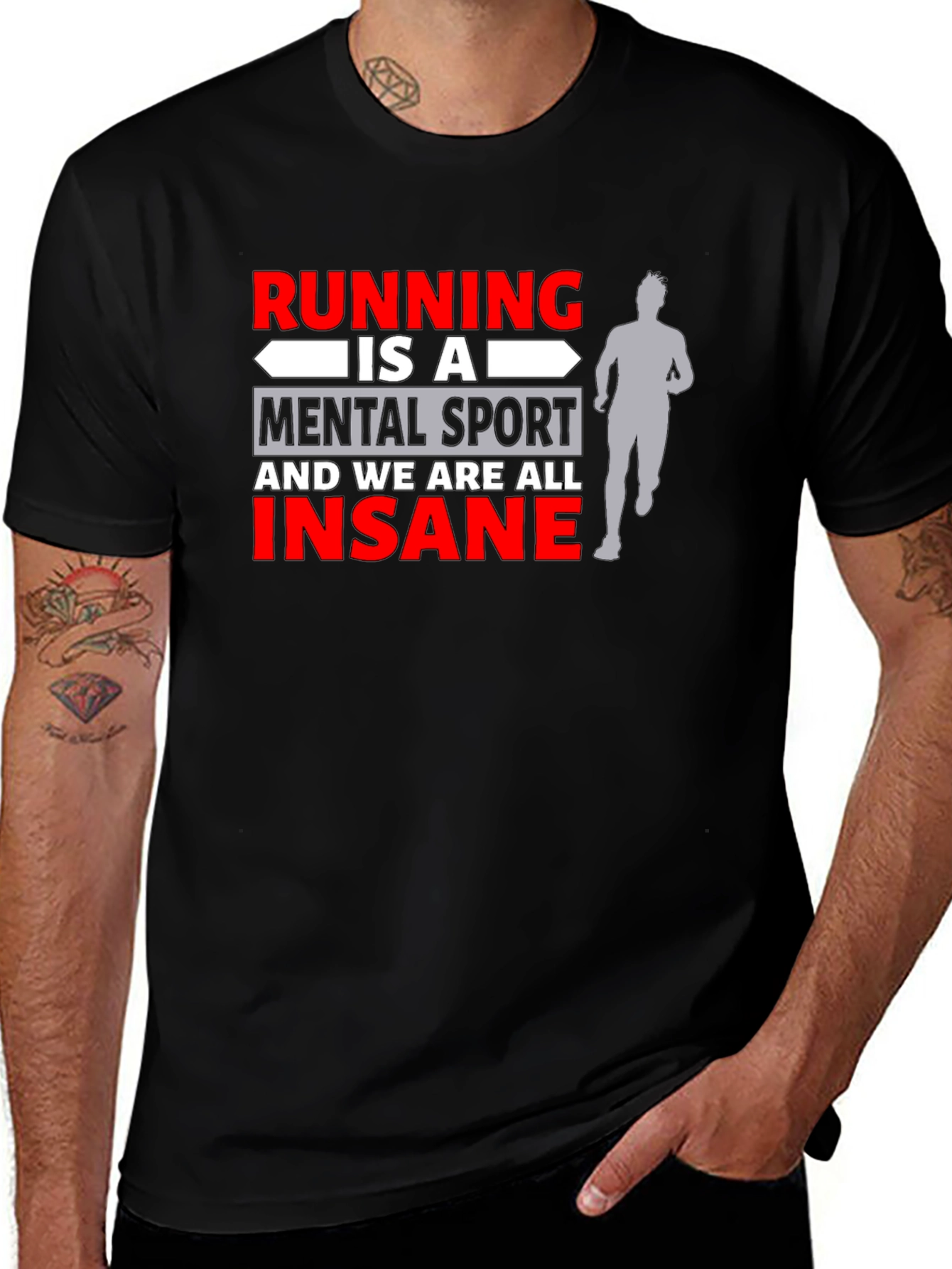 Running Mental Sport T-Shirt - Runner Gift