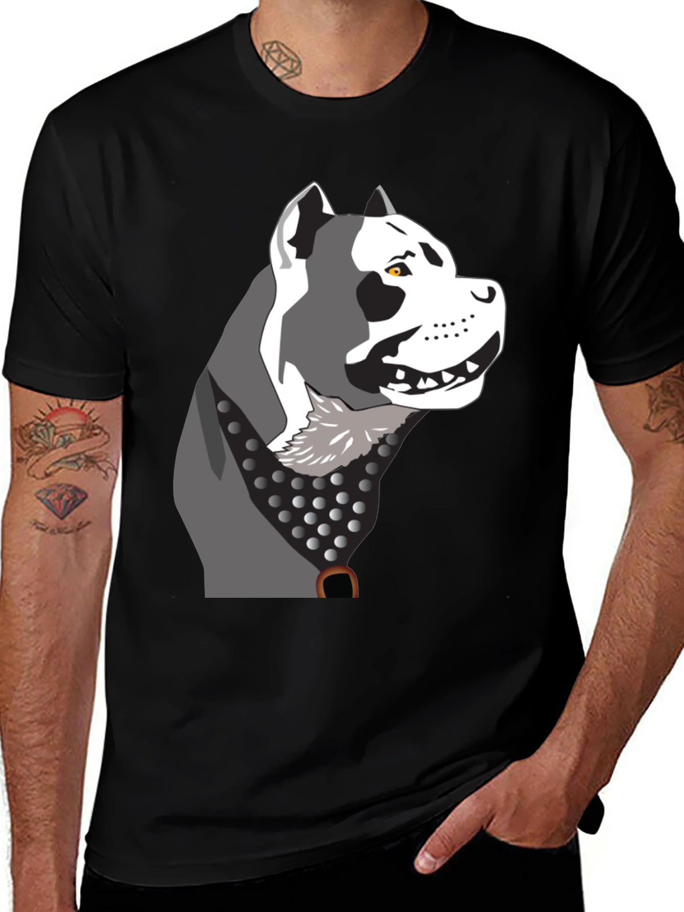 Variant 8 of Pitbull Dog Graphic T-Shirt - Cool Pet Lover Tee