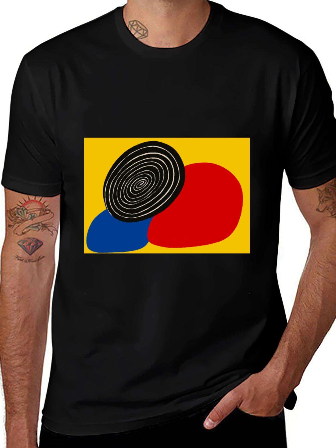 Variant 22 of Abstract Art Tee - Modern Graphic Print T-Shirt
