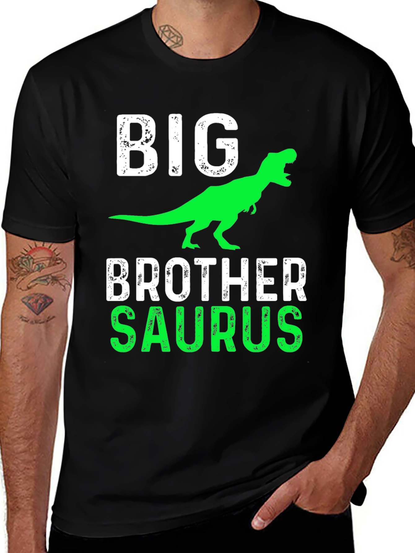 Variant 16 of Big Brother Saurus T-Shirt - Dinosaur Tee