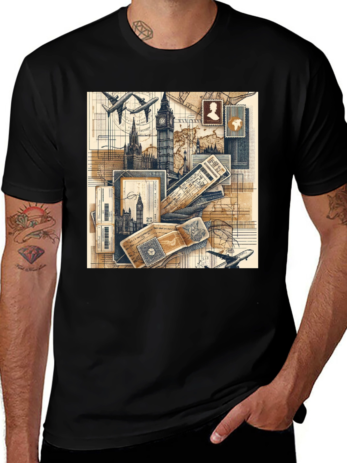 Variant 27 of Vintage Travel T-Shirt