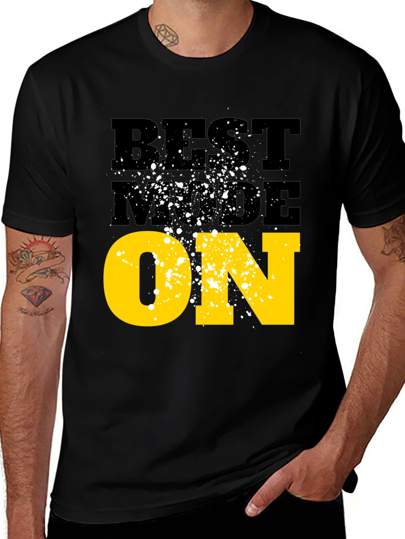 Variant 16 of Best Made On Graphic Tee - Black Cotton T-Shirt