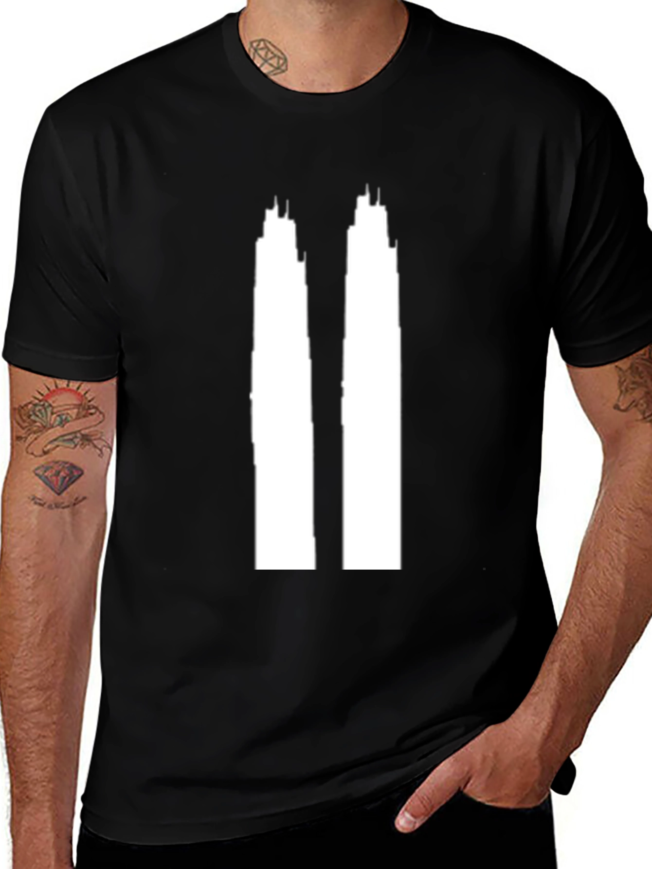 Variant 5 of Twin Towers T-Shirt