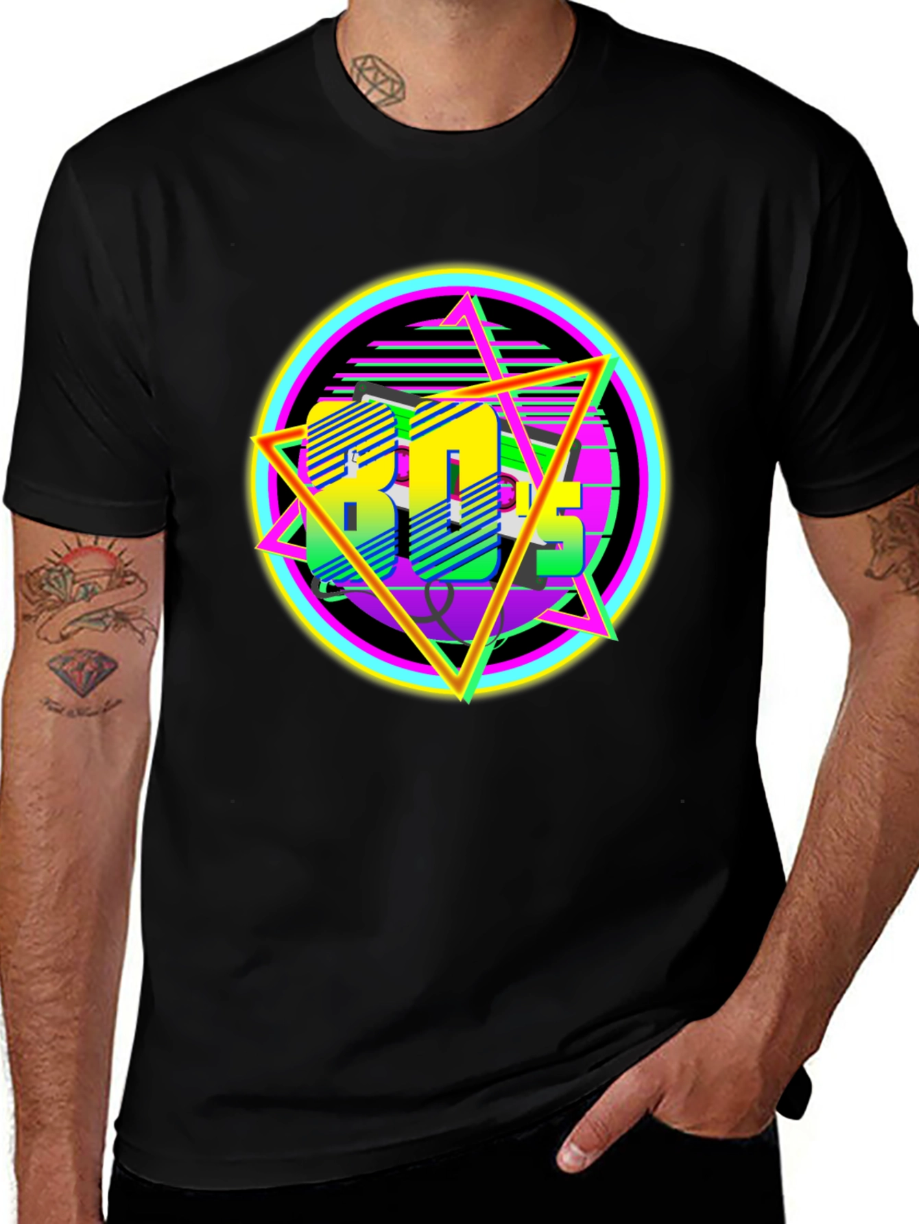 Variant 18 of Retro 80's Graphic T-Shirt