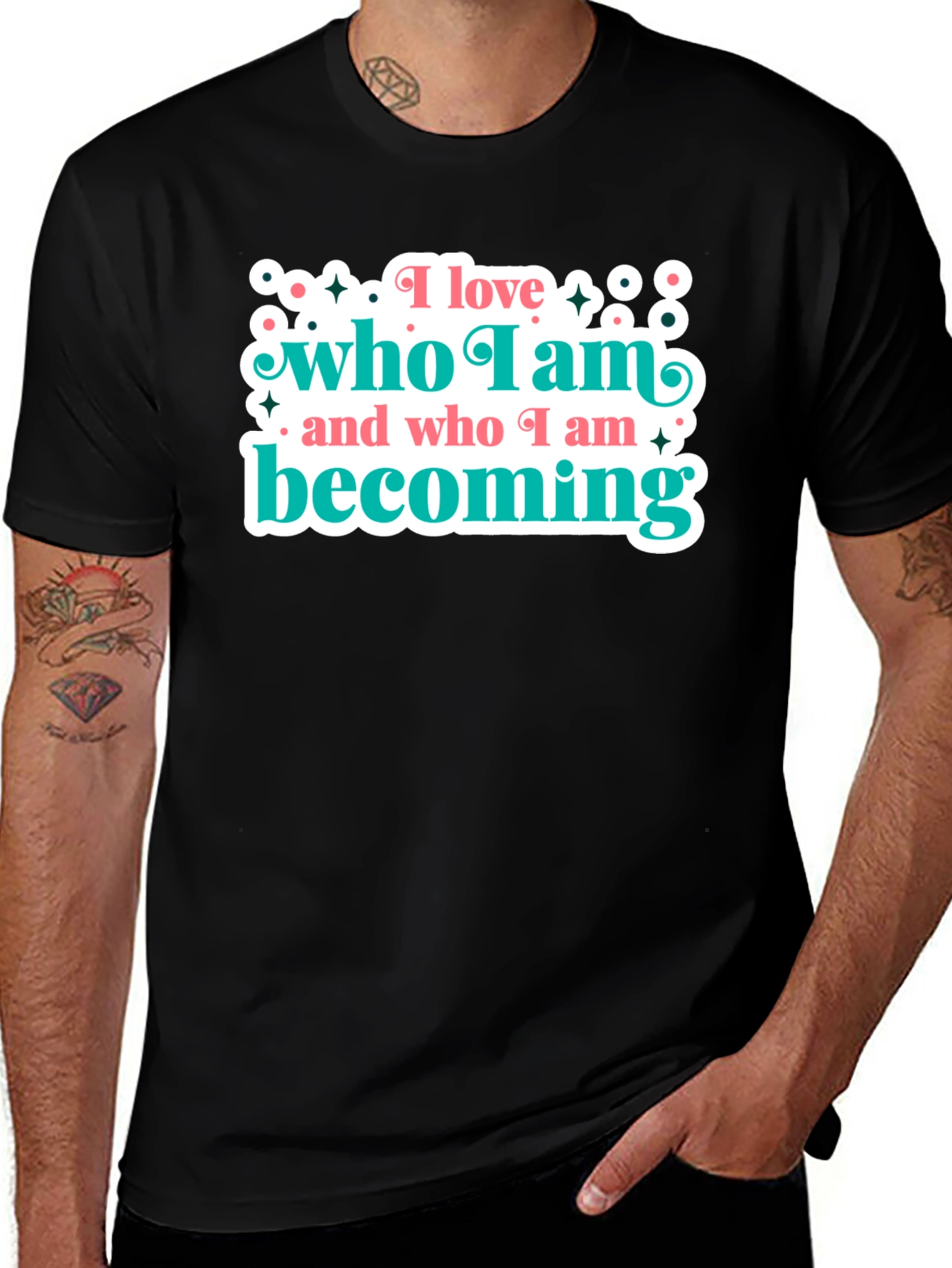 Variant 13 of I Love Who I Am Becoming T-Shirt