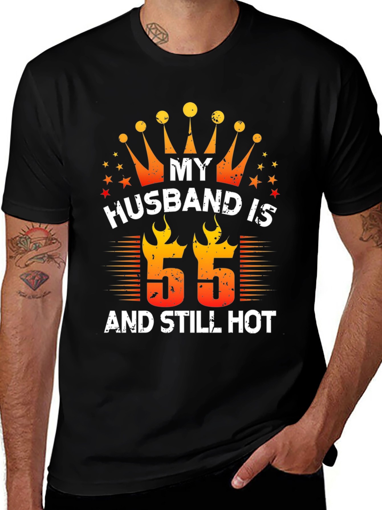 Variant 15 of Husband Birthday "55" T-Shirt