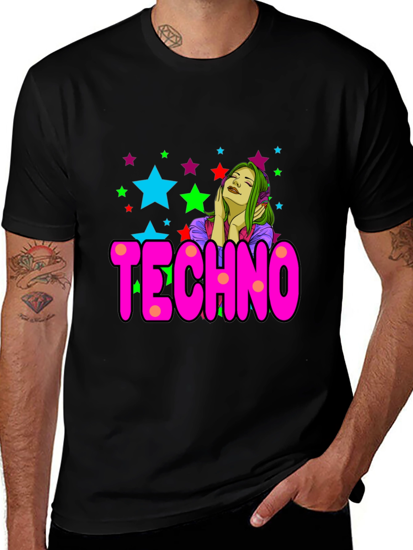 Techno Music T-Shirt: Rave Party Tee for Music Lovers