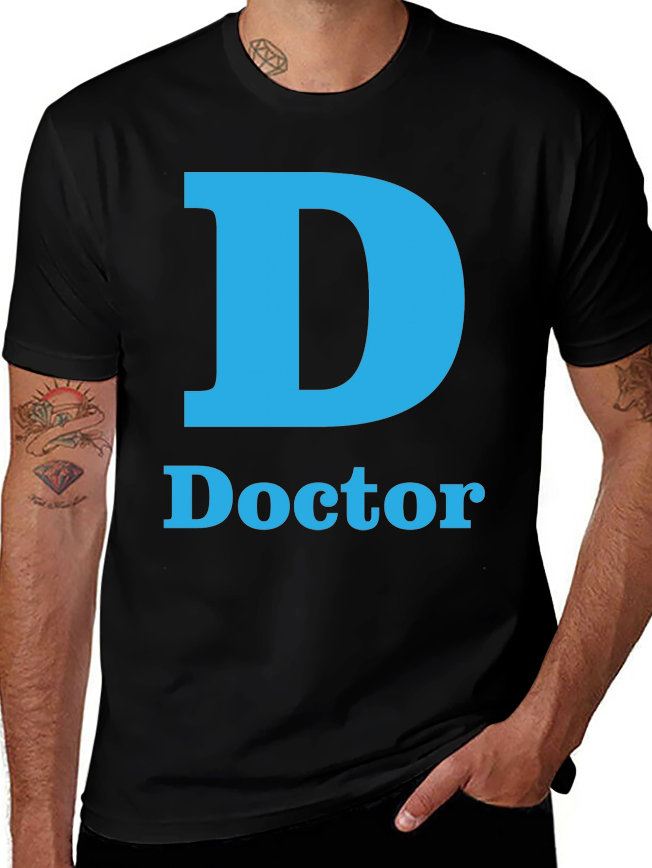 Variant 26 of Doctor 'D' T-Shirt - Medical Profession Tee
