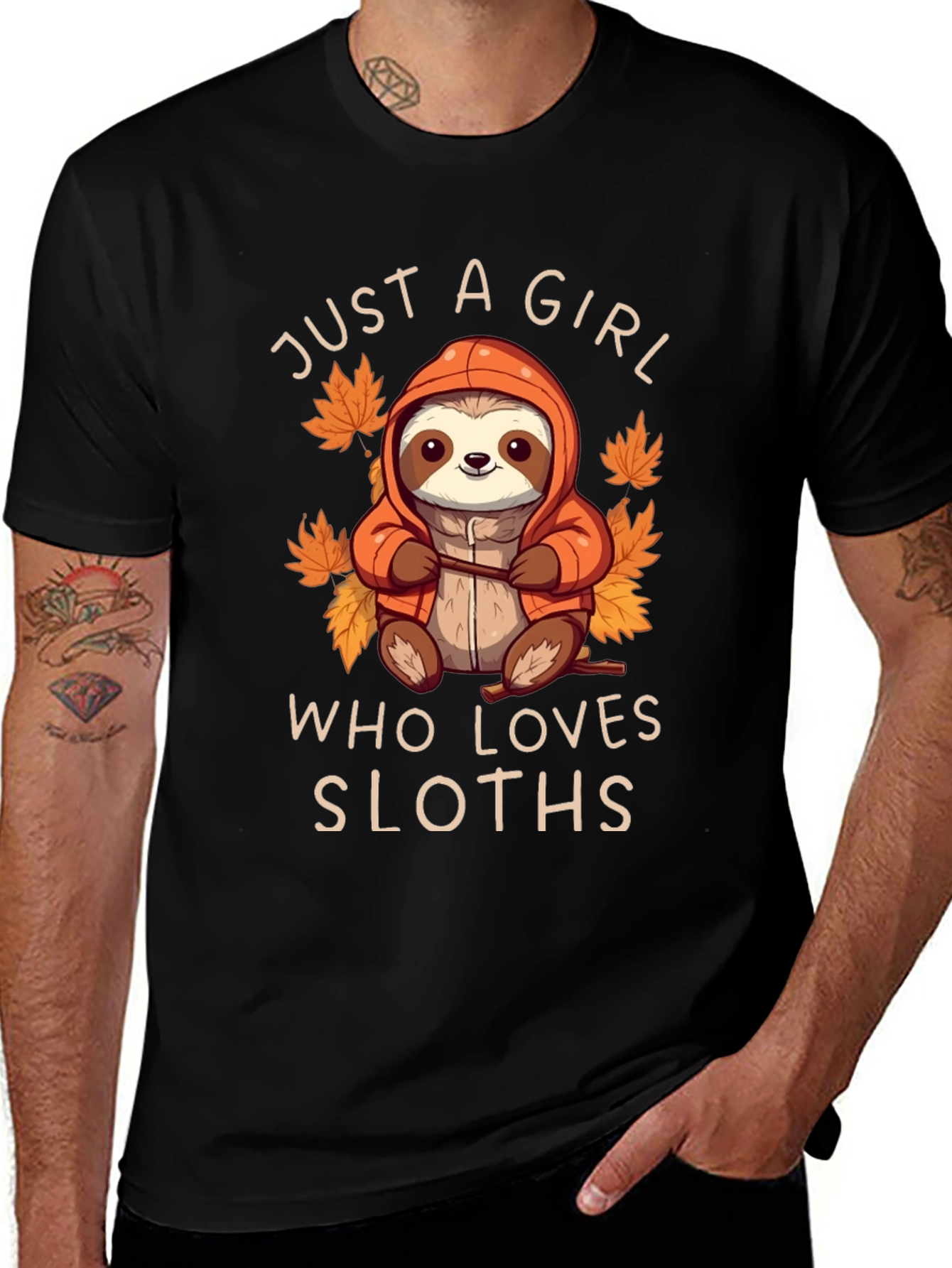 Variant 28 of Just A Girl Who Loves Sloths T-Shirt