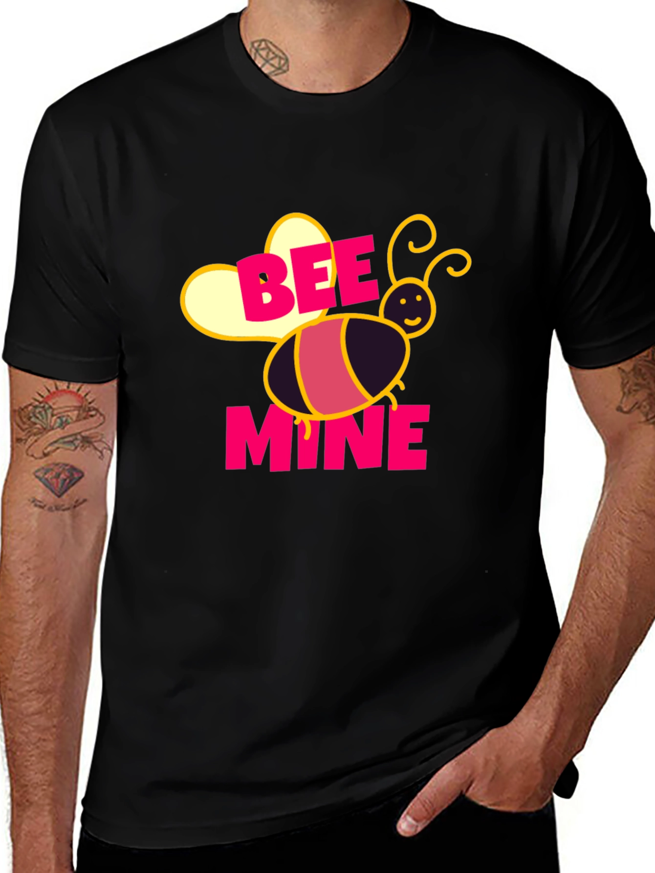 Bee Mine Graphic Tee - Valentine's Day T-Shirt