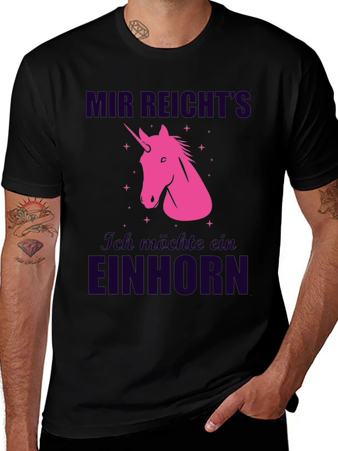 Variant 13 of Unicorn Graphic Tee - Mir Reicht's T-Shirt