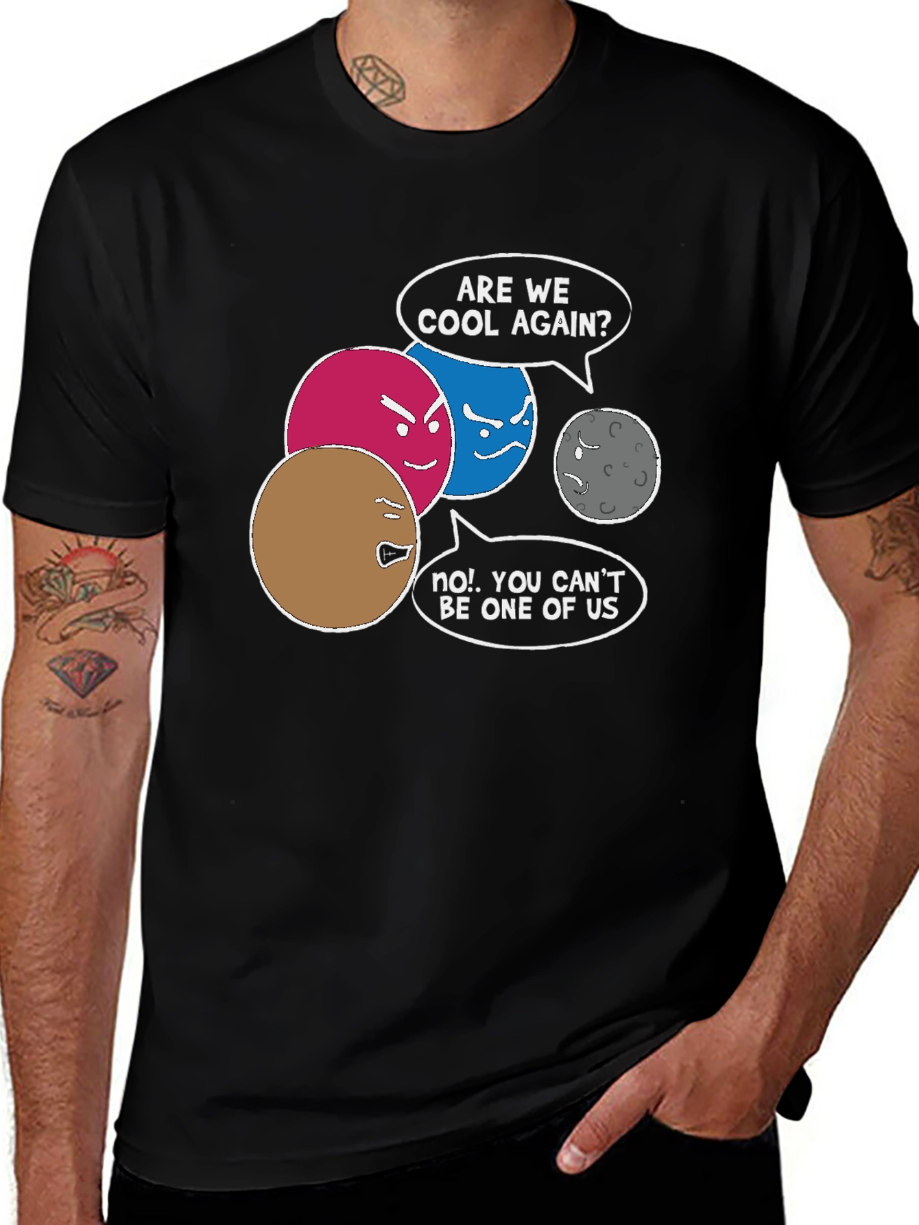 Variant 6 of Cool Pluto T-Shirt - Funny Planets Tee