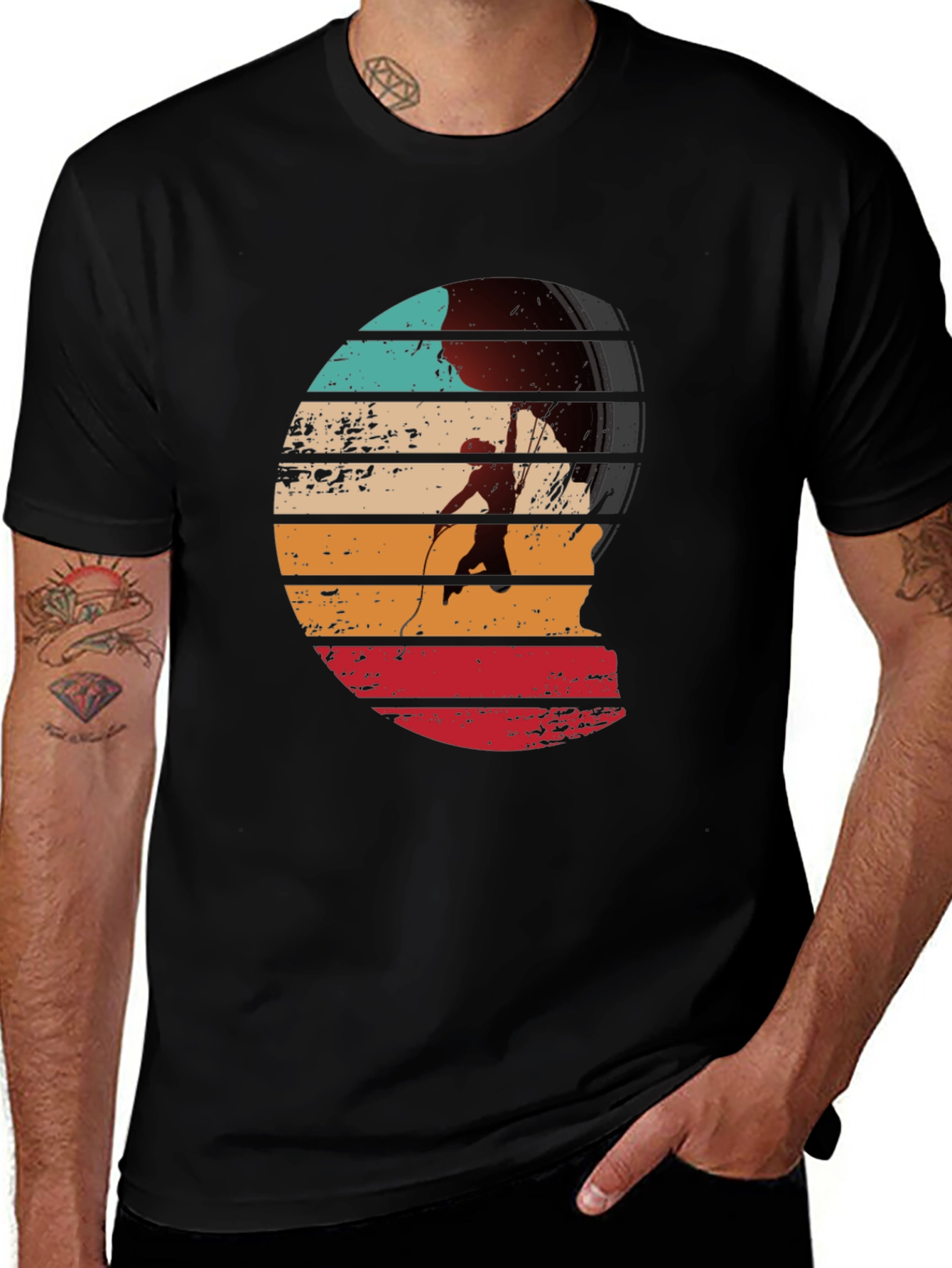 Variant 29 of Retro Climbing Graphic Tee