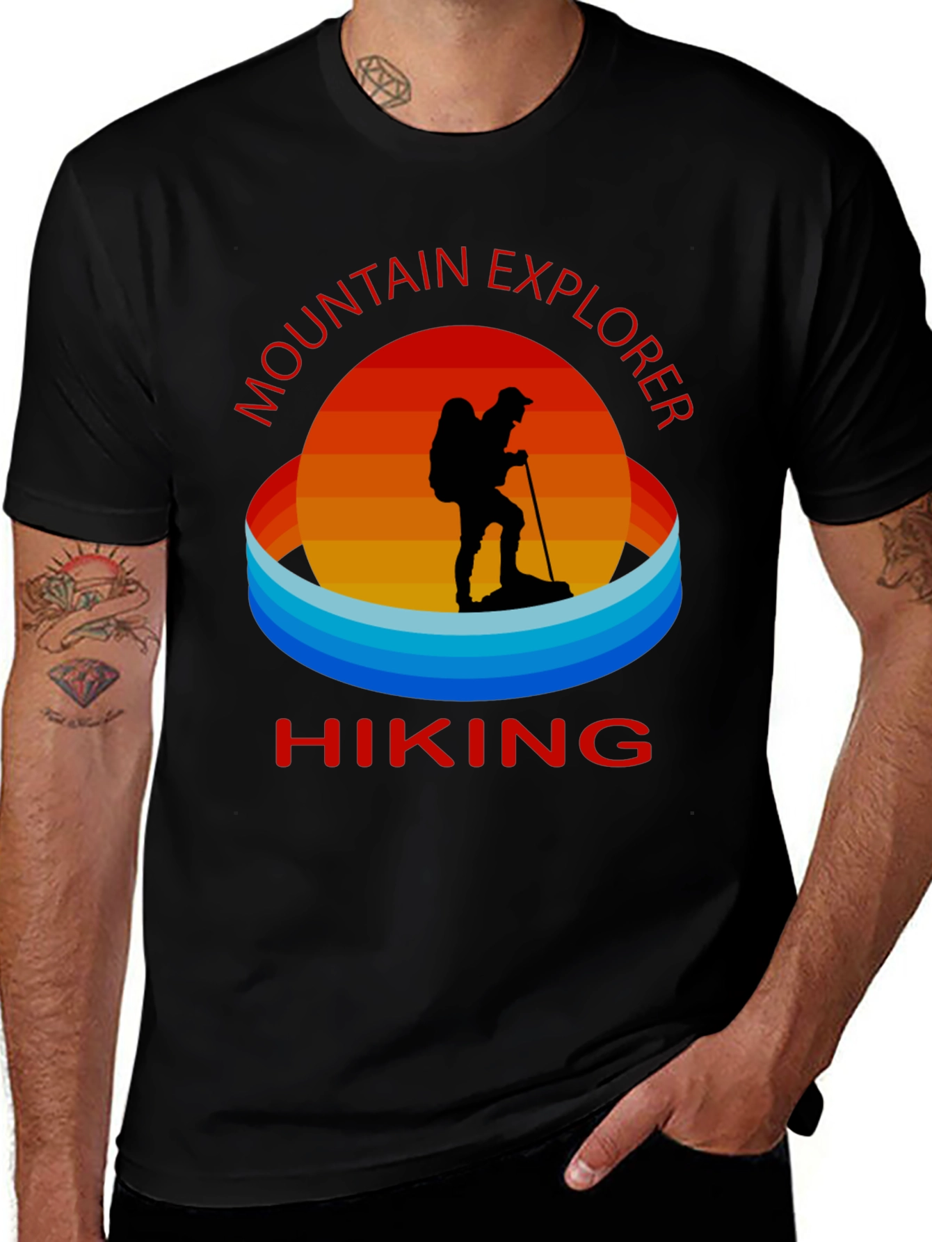 Variant 7 of Mountain Explorer Hiking Graphic Tee