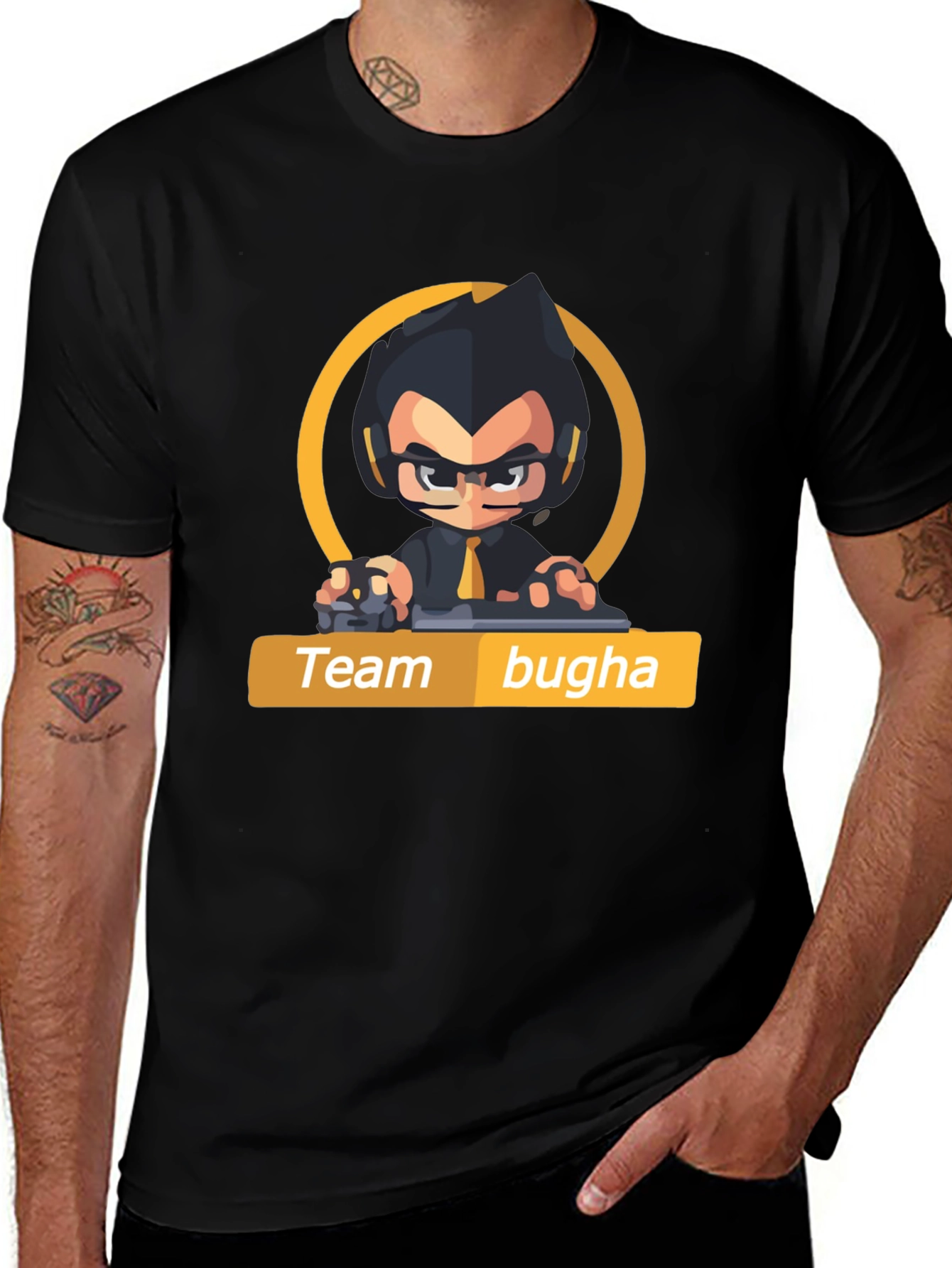 Team Bugha Black T-Shirt - Gamer Style