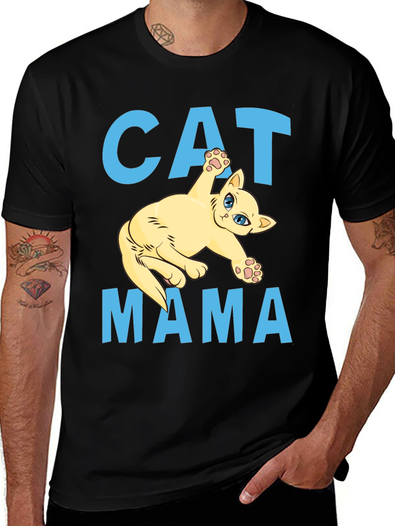 Variant 14 of Cat Mama Graphic T-Shirt