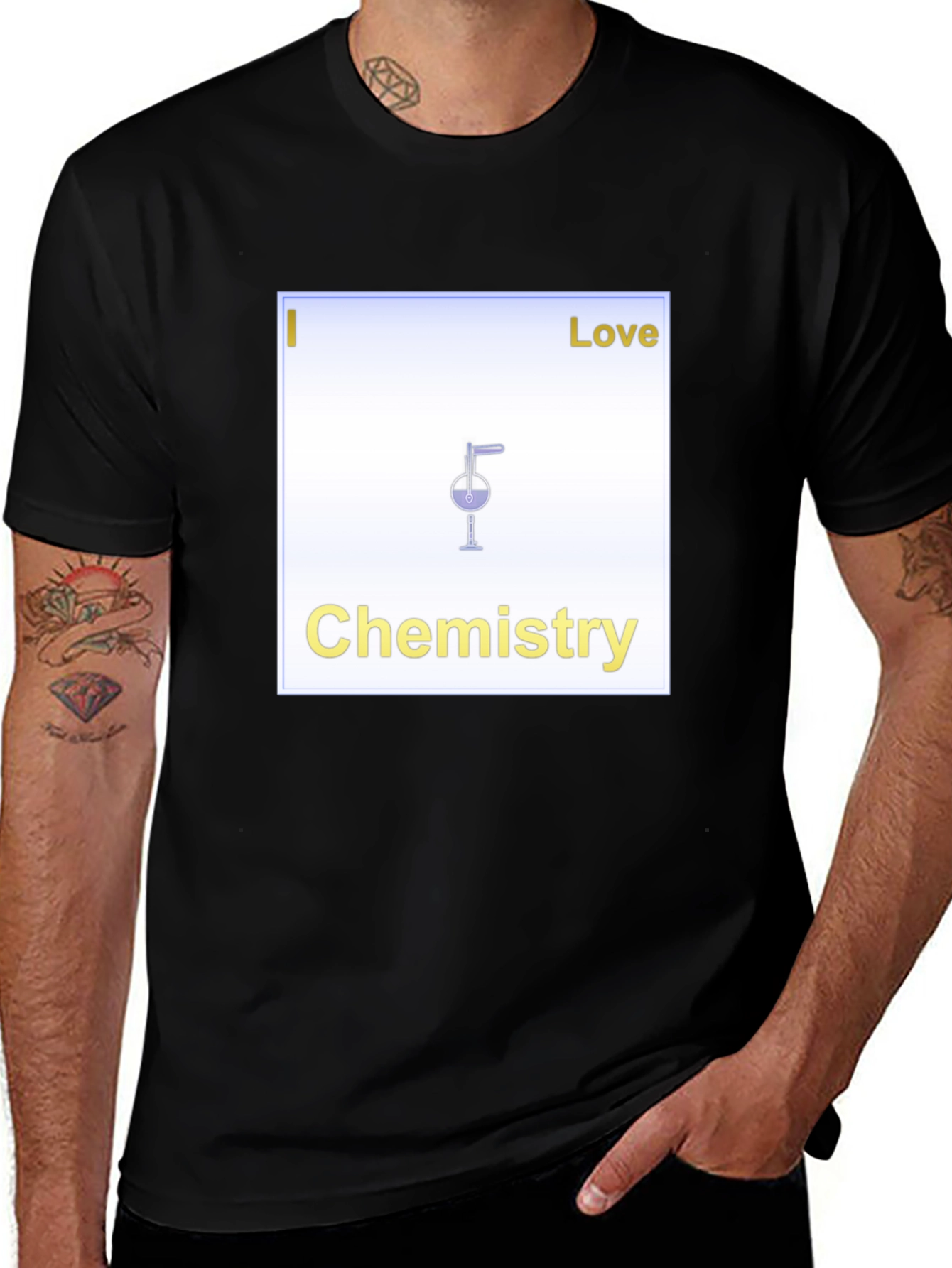 Variant 25 of I Love Chemistry T-Shirt - Science Geek Tee