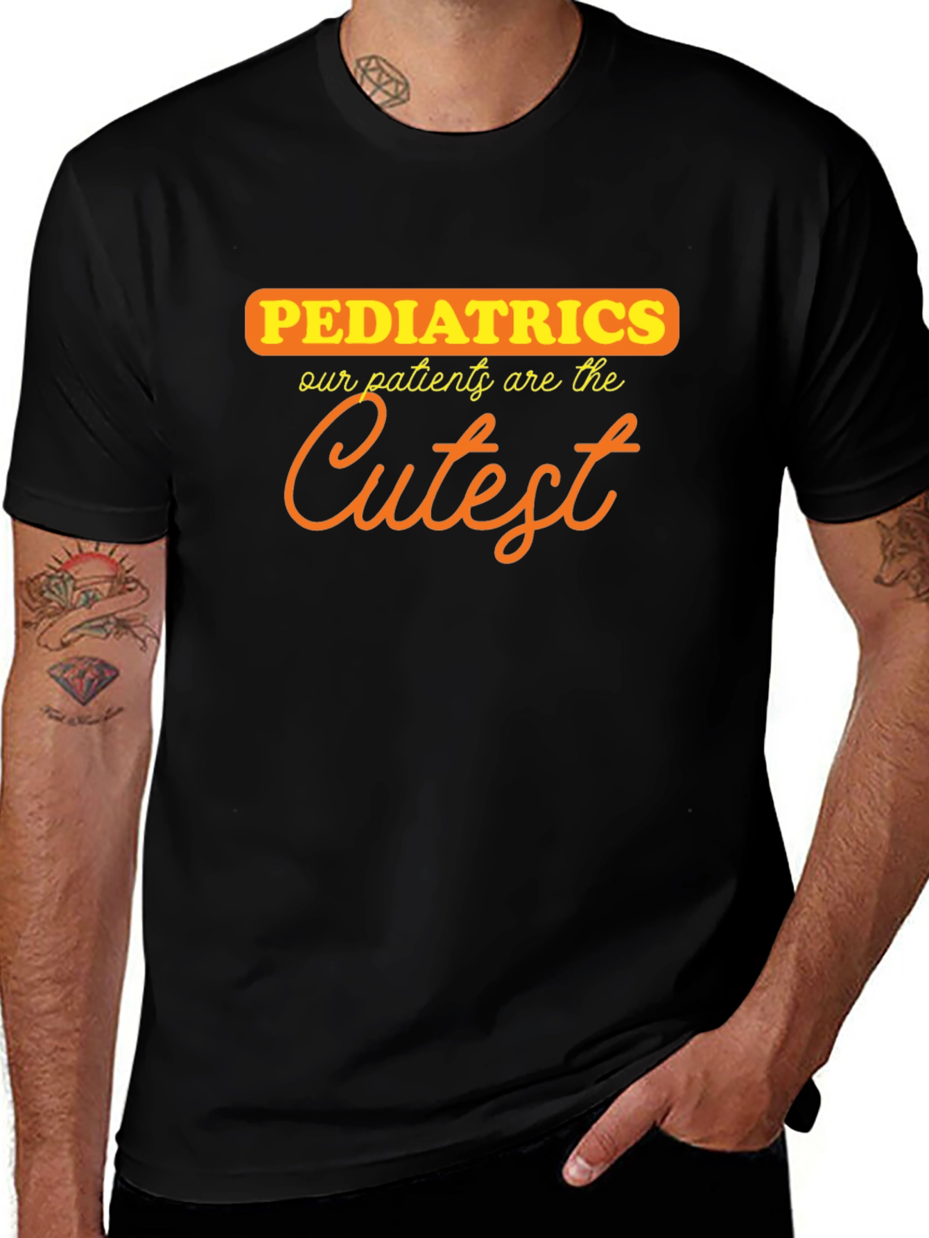 Variant 8 of Pediatrics Cutest Patients Black T-Shirt