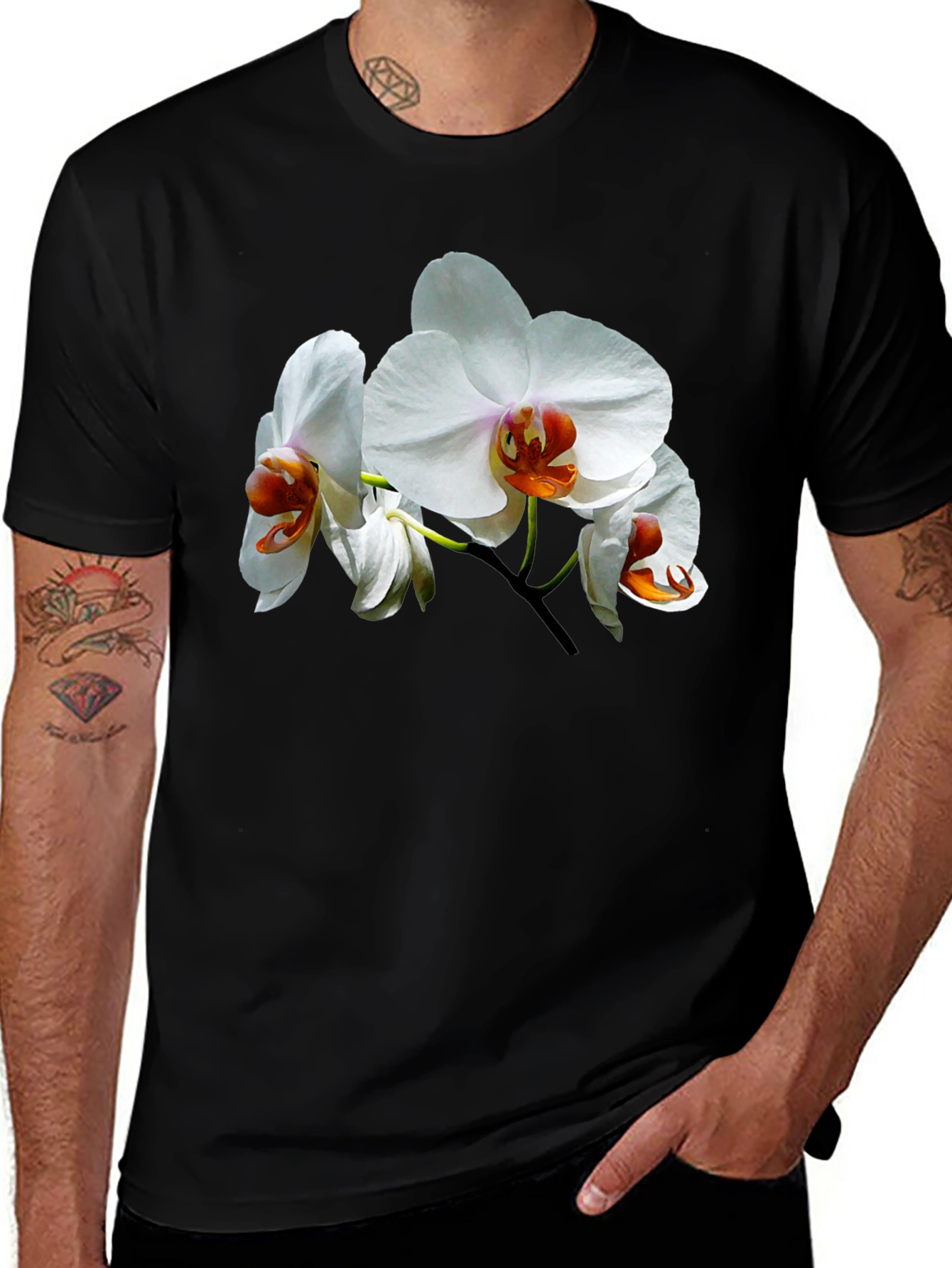 Variant 15 of Elegant Orchid Graphic T-Shirt