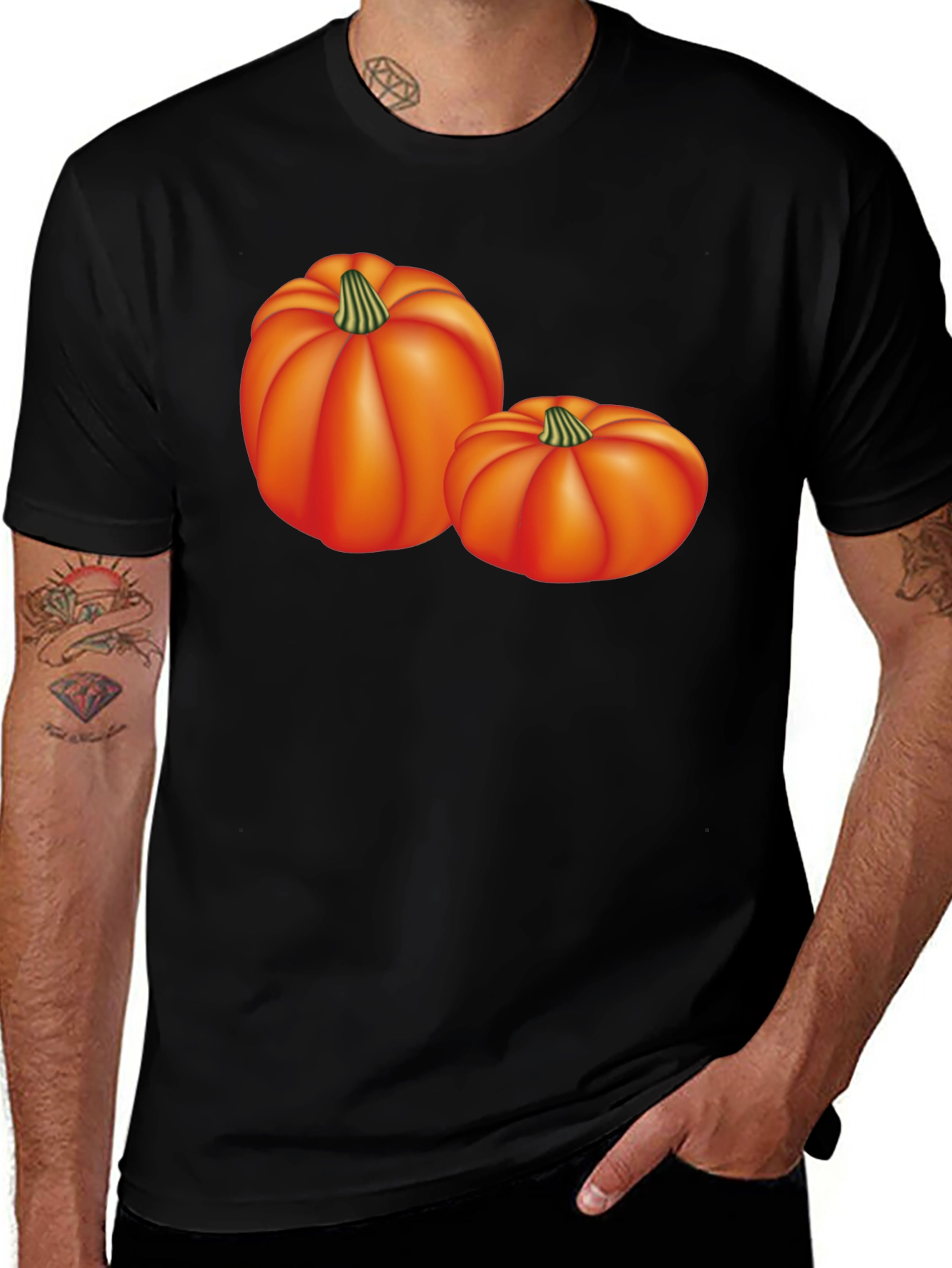 Variant 12 of Pumpkin Patch Graphic Tee - Spooky Season Shirt