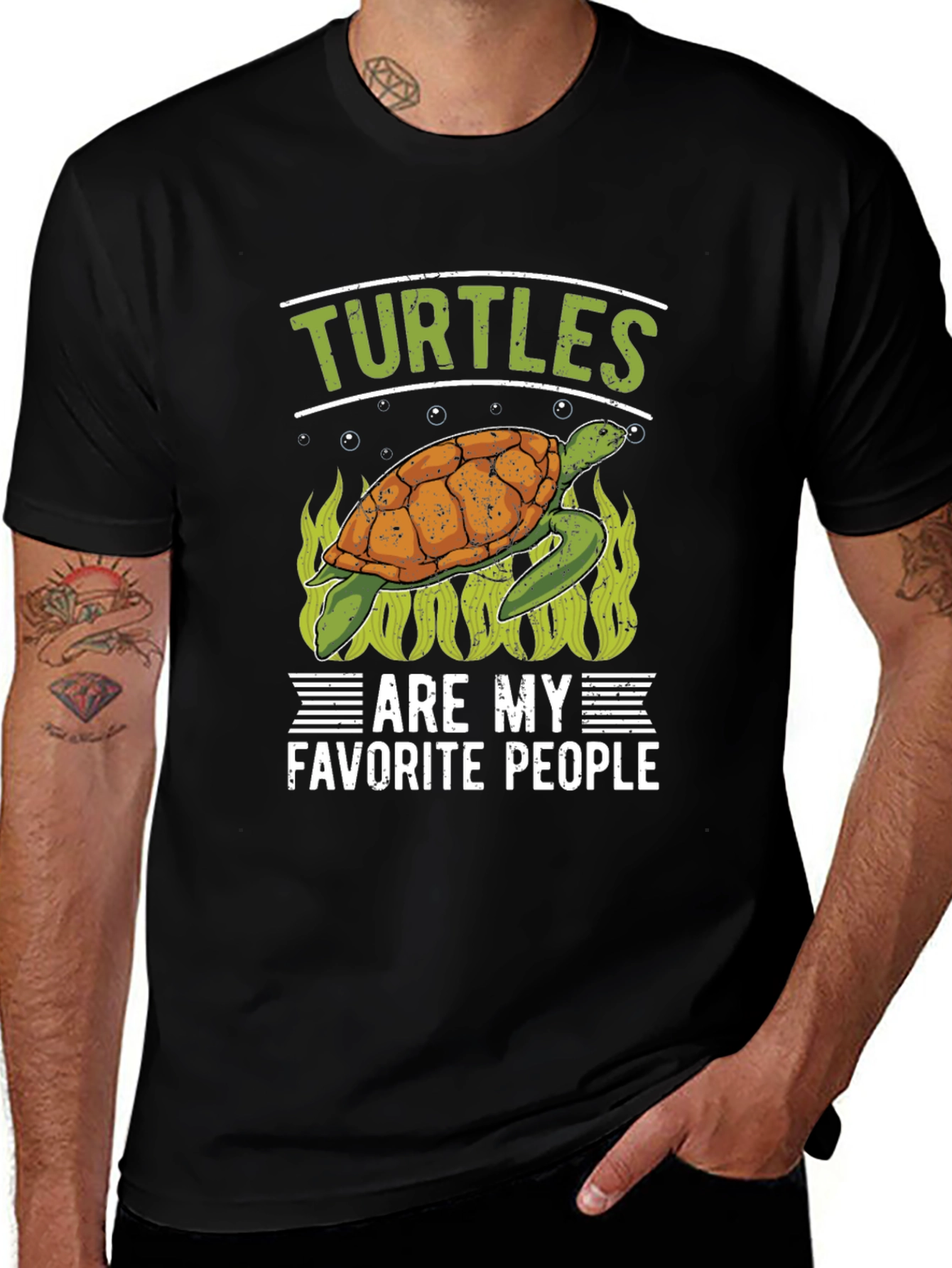 Variant 10 of Turtles Are My Favorite People Graphic T-Shirt