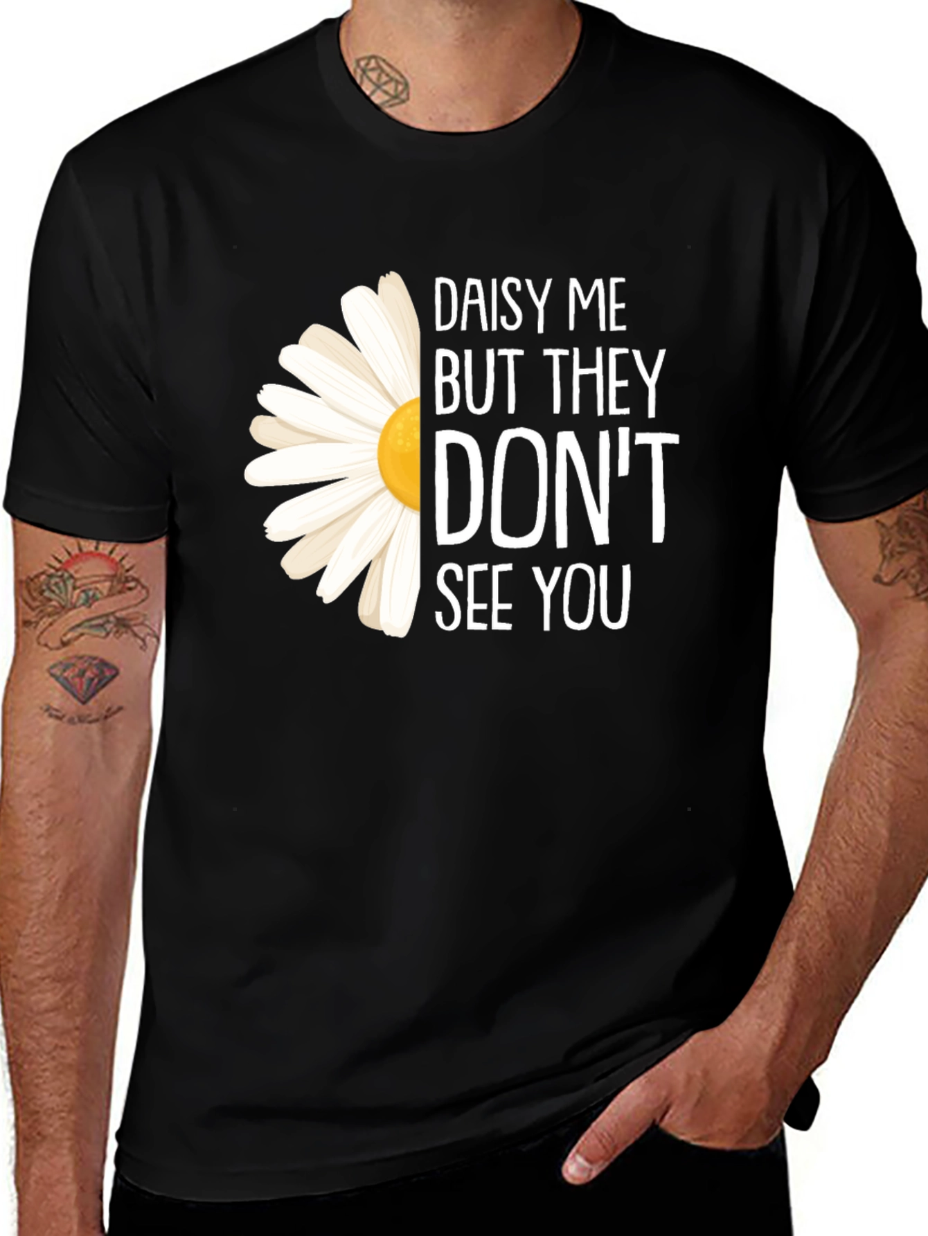 Variant 12 of Daisy Me T-Shirt - Unique Graphic Tee