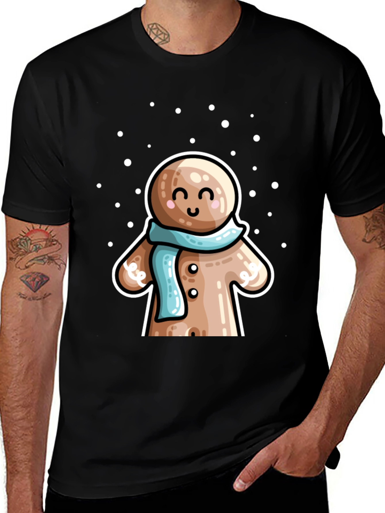 Variant 14 of Gingerbread Man Holiday T-Shirt